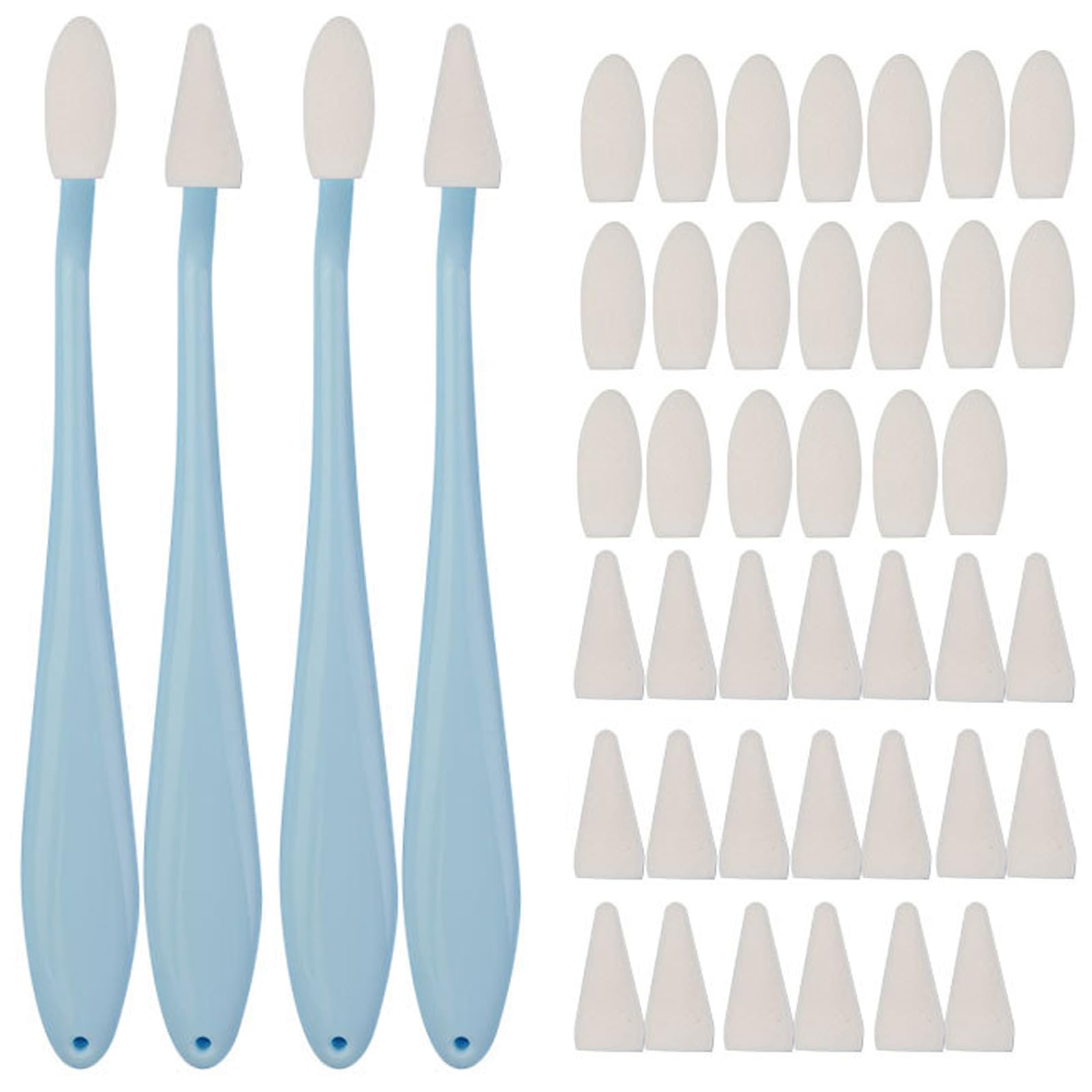 4pcs Paper Art Blending Stumps & Sketch Trimmer Erasers with 2 Head Types & 40 Replacement Sponge Wipes - Professional Drawing Tools for Highlighting, Shadowing, and Correcting - Perfect for Artists, Sketching, and Detailed Pencil Work
