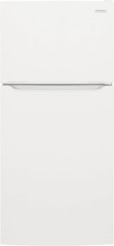 Frigidaire FFTR2045VW 20.0 Cu. Ft. Top Freezer Refrigerator in White - Energy Efficient Kitchen Appliance for Home & Apartment Use