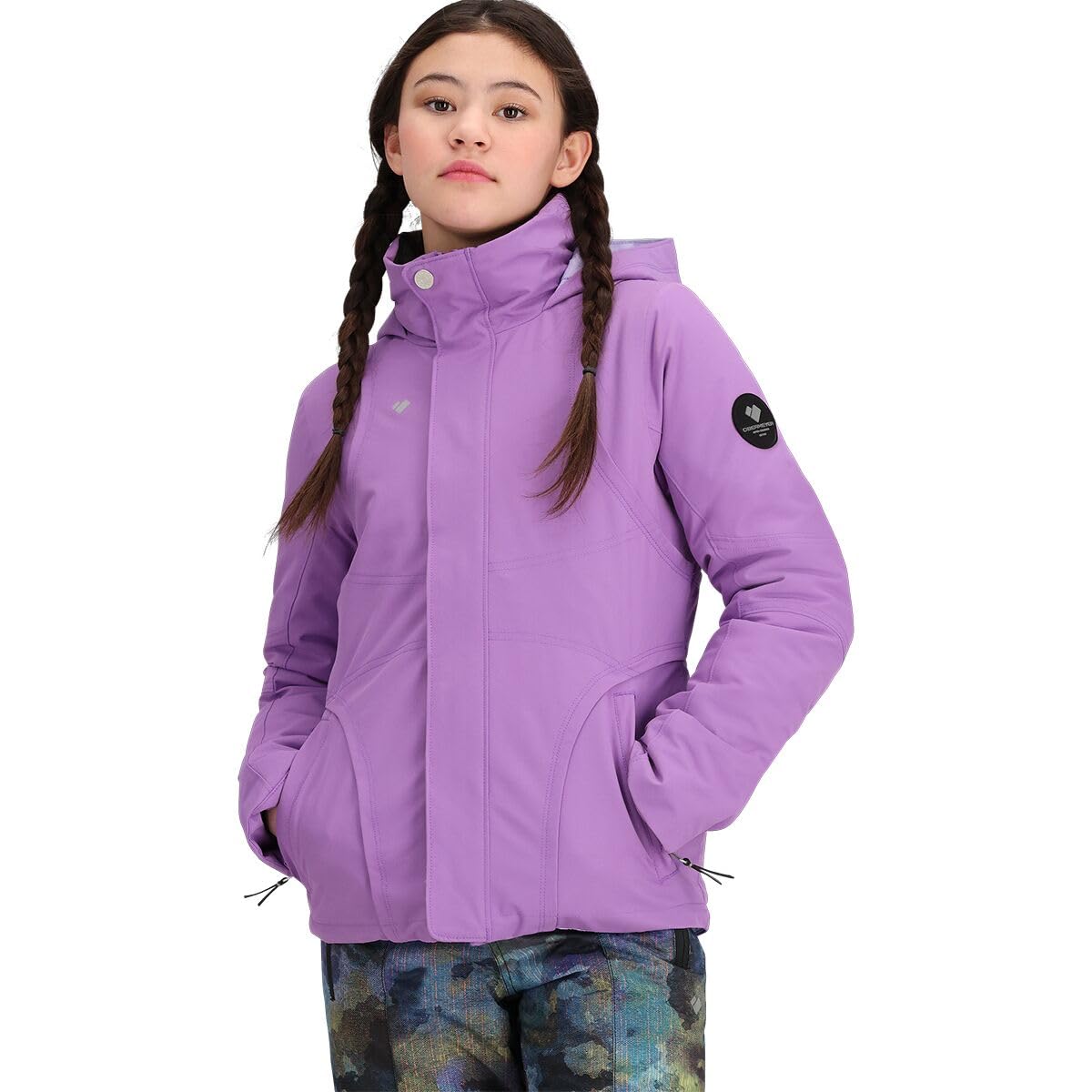 Obermeyer Girls Rylee Jacket - Waterproof Winter Coat for Little Kids & Big Kids - Warm Insulated Snow Jacket for Outdoor Activities & School