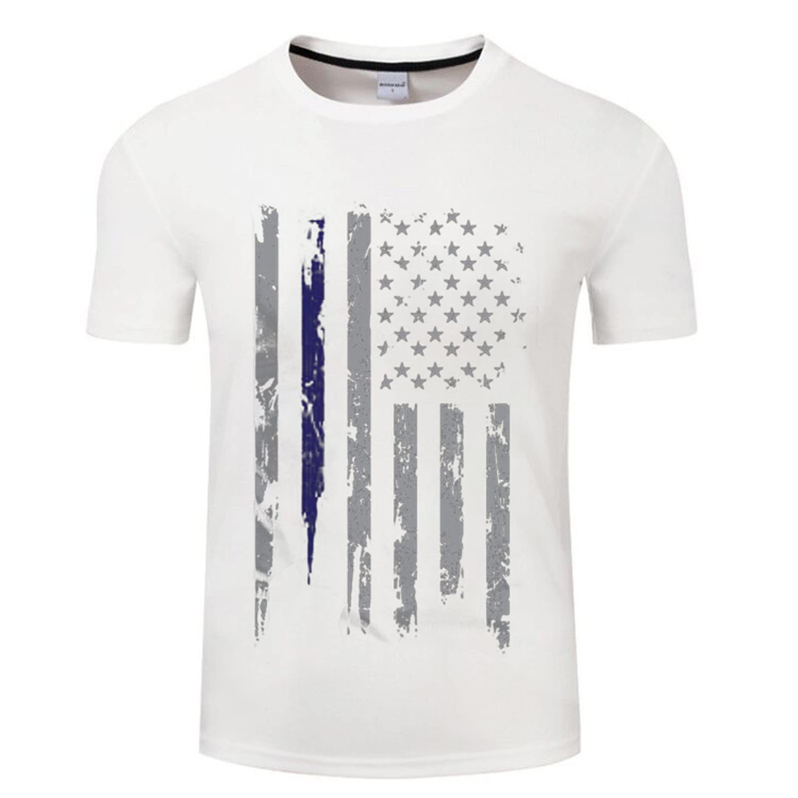 Men's Short Sleeve T-Shirt - Comfortable Cotton Casual Tee for Everyday Wear, Workout, and Outdoor Activities