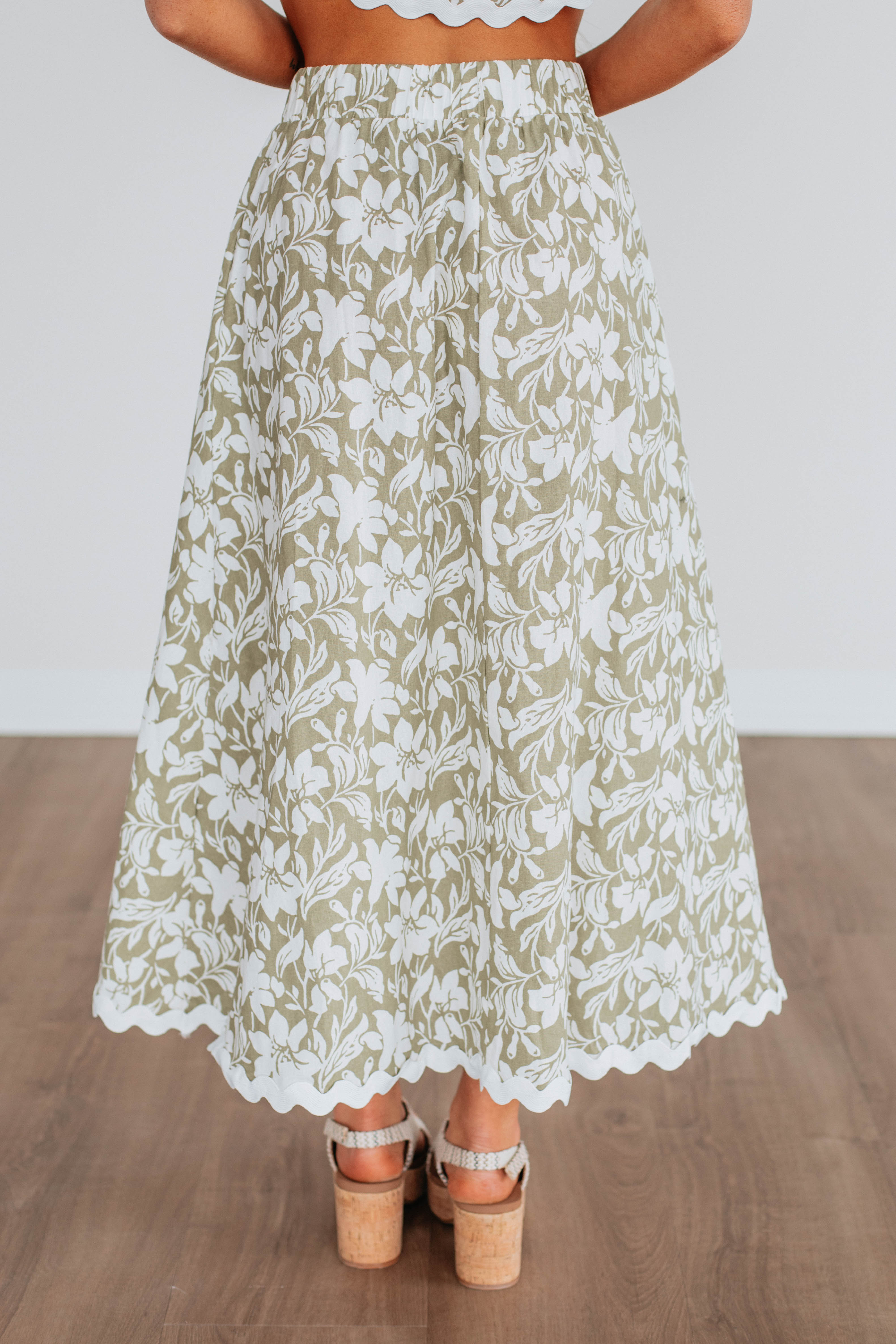 Havena Floral Skirt for Women - Summer Boho Maxi Skirt with Pockets, Lightweight & Flowy - Perfect for Beach, Vacation, and Outdoor Events