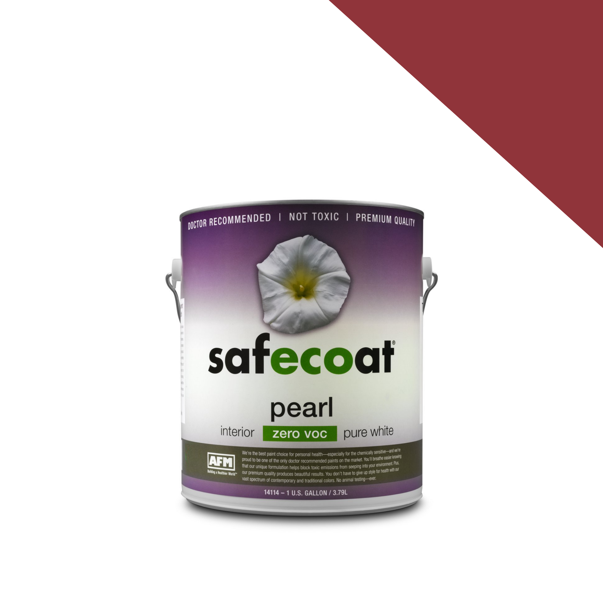 AFM Safecoat Pearl Interior Paint - Premium Fashion Colors for Walls & Ceilings | Eco-Friendly, Low VOC, Durable Finish for Living Rooms, Bedrooms & Offices