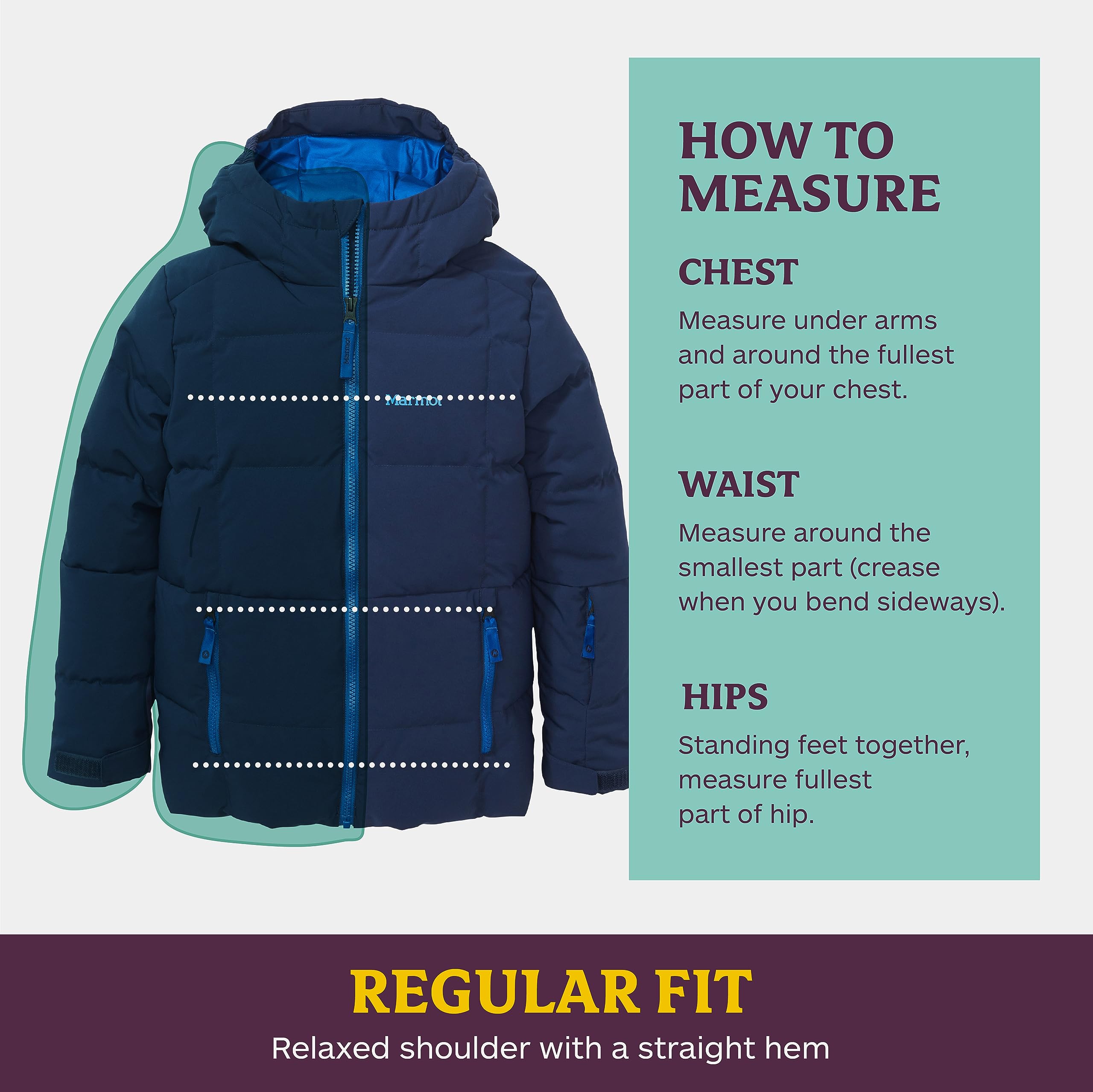 MARMOT Kids' Polar Down Jacket - Warm Winter Coat for Boys & Girls - Outdoor Snow Play, Skiing & Cold Weather Activities