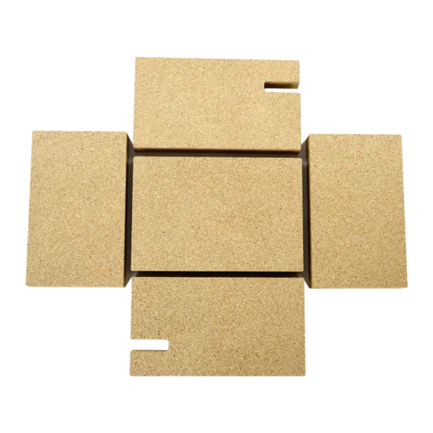 Kasai Konro Replacement Tiles for Nano Pro Grill - Premium Ceramic Heat Plates - Perfect for Outdoor Grilling, BBQ Parties & Japanese Binchotan Cooking