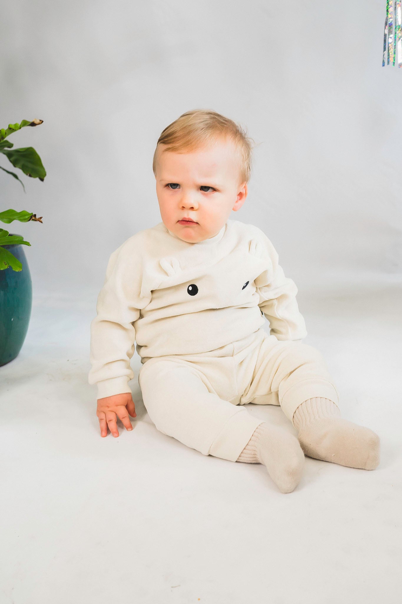 Deary White Noise Sweatshirt - Unisex Baby Hoodie for Comfort & Sleep | Perfect for Naptime, Travel & Relaxation