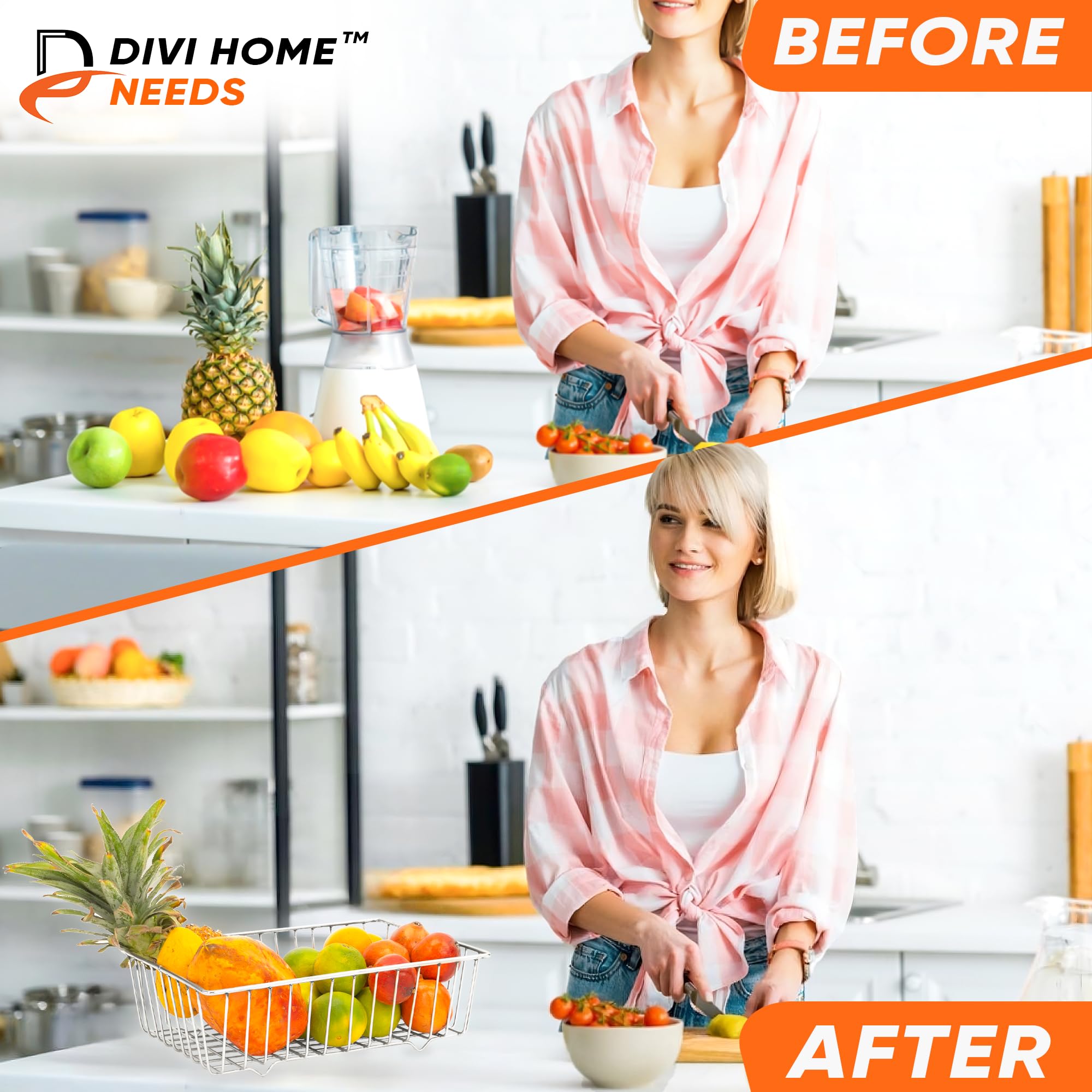 Stainless Steel Dish Drainer for Kitchen - Small Size | Space-Saving & Durable
