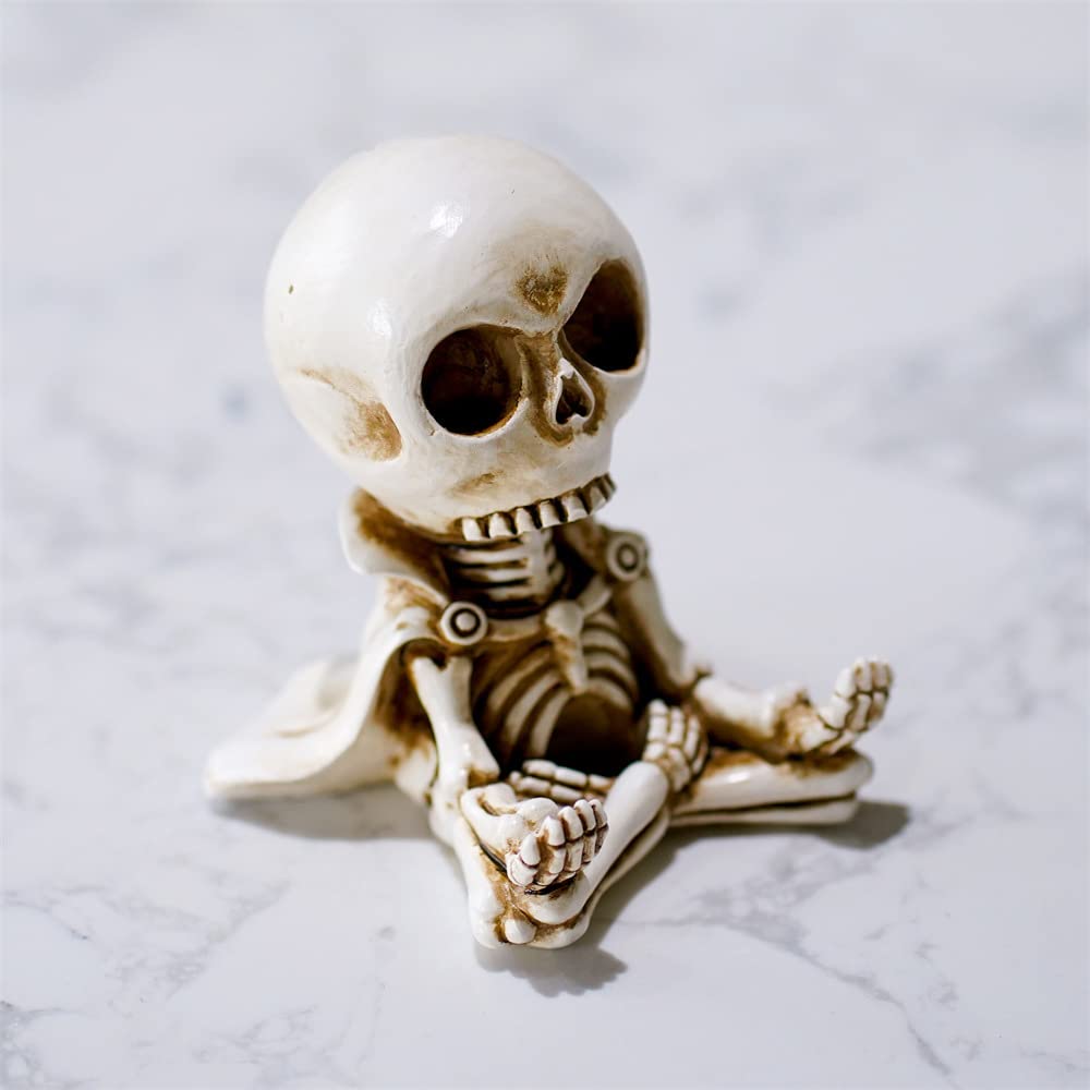 Stylish Skull Car Phone Holder - Dashboard Mount for iPhone & Android - Gothic Car Accessories & Halloween Decor - Perfect for Commuting, Road Trips & Home Office