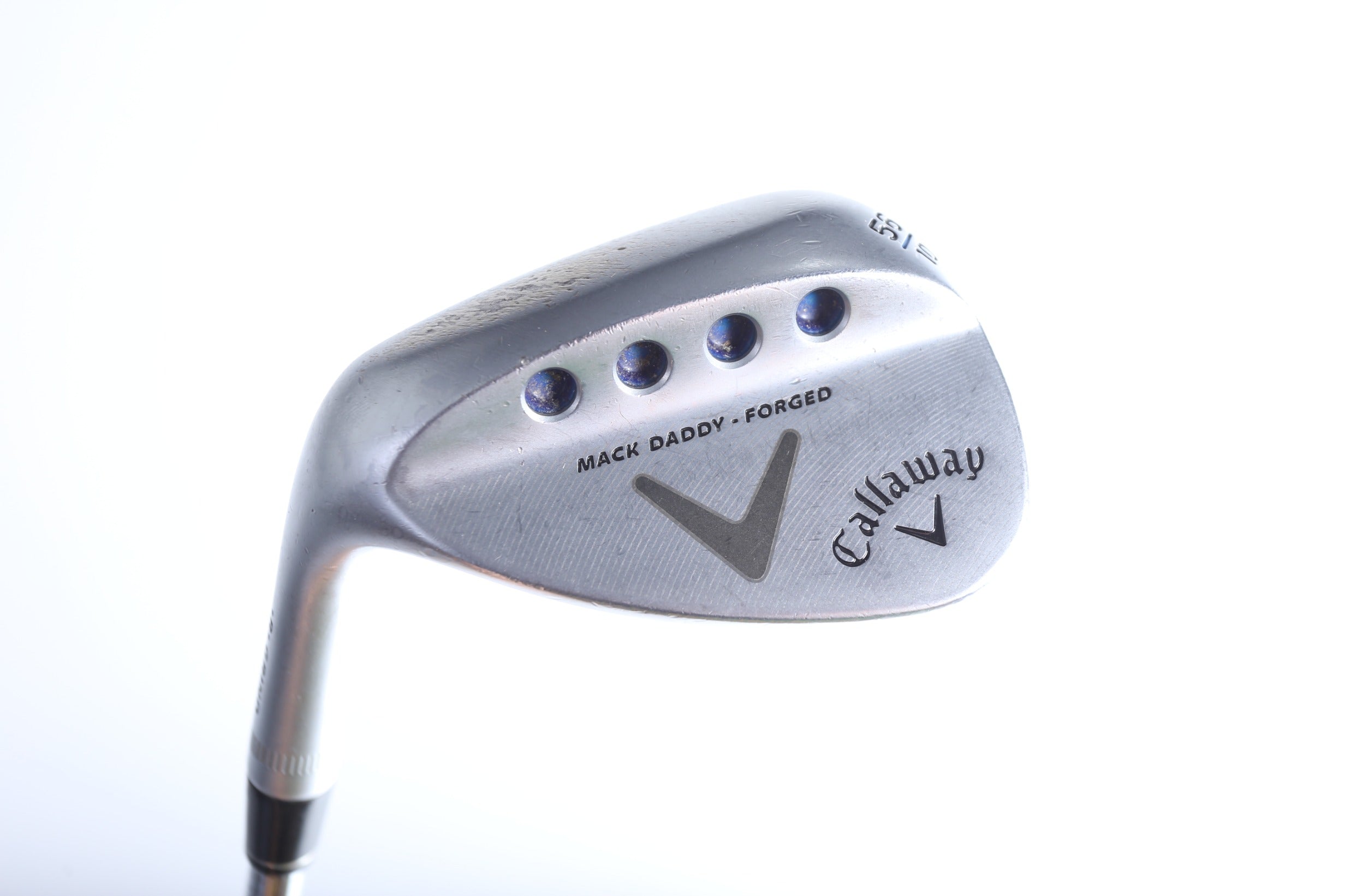 Used Callaway Mack Daddy Forged Satin Chrome Sand Wedge - Left Handed 56° Stiff Flex Golf Club | Premium Left-Handed Golf Wedge for Sand Traps & Short Game Shots