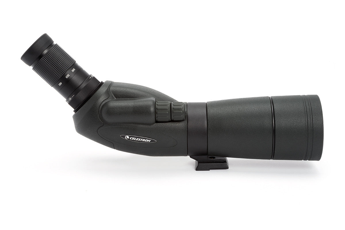 TrailSeeker 16-48x65mm Angled Zoom Spotting Scope for Hunting, Bird Watching & Outdoor Adventures - High Power Magnification for Long Range Viewing