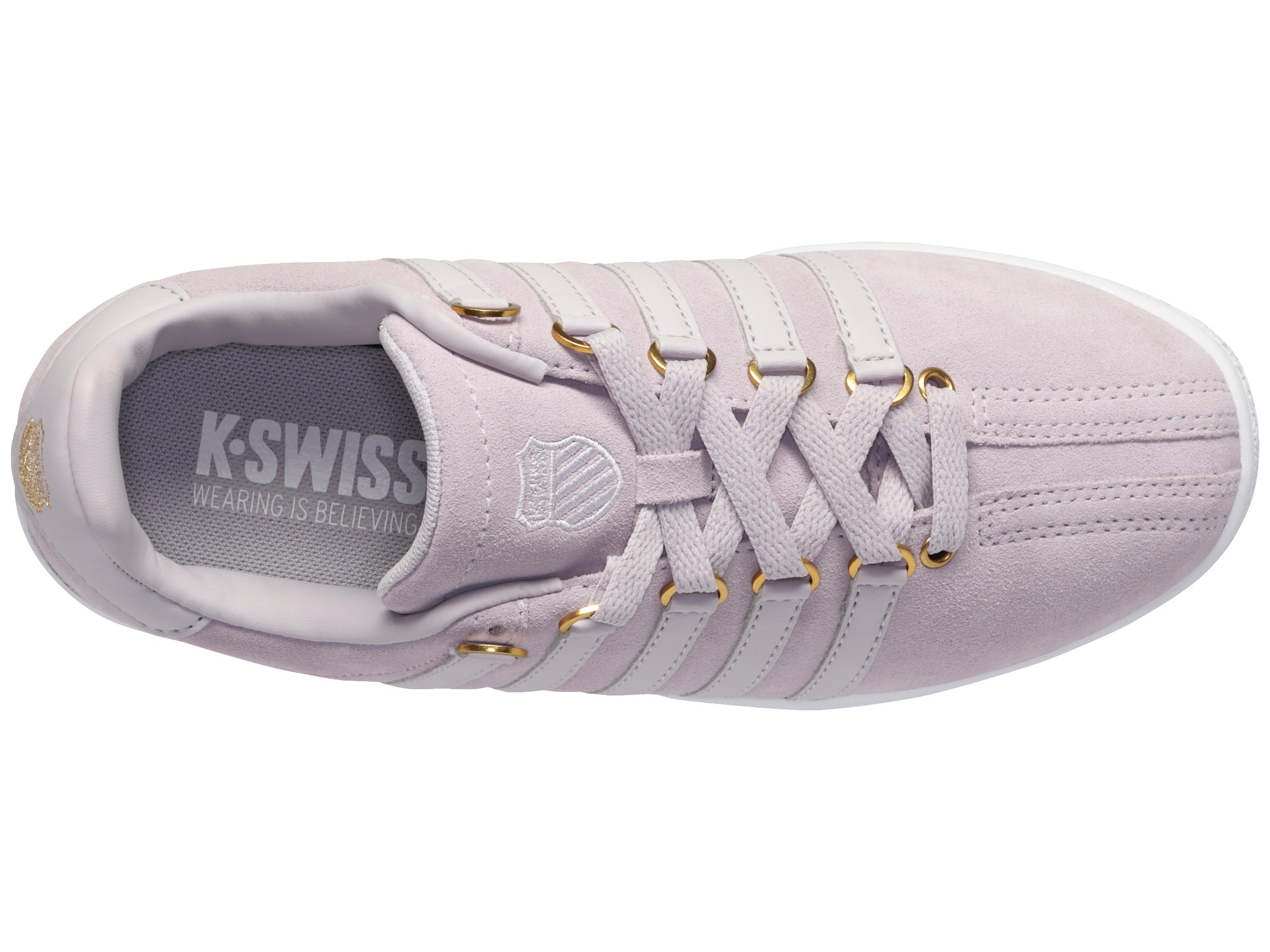 Classic VN Suede Sneakers in Lilac Marble & White - Comfortable Women's Shoes for Casual Wear, Running & Gym Workouts