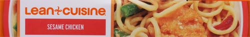 Lean Cuisine Sesame Chicken Frozen Meal - High Protein Microwave Dinner for One | Quick & Healthy Lunch or Dinner at Home or Office