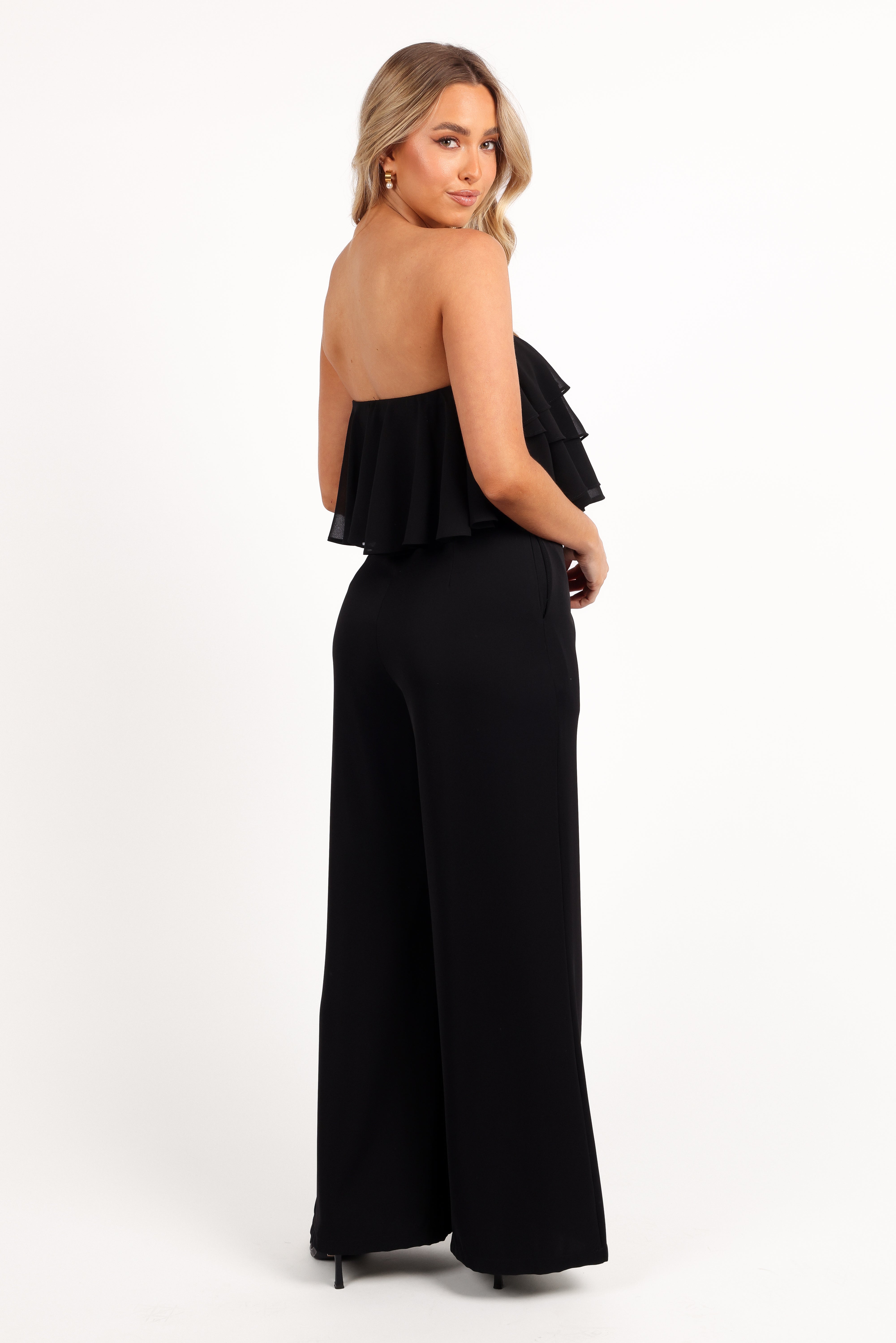 Georgiana Jumpsuit for Women - Elegant Black Romper with Pockets | Perfect for Summer Outfits, Beach Vacations & Casual Wear