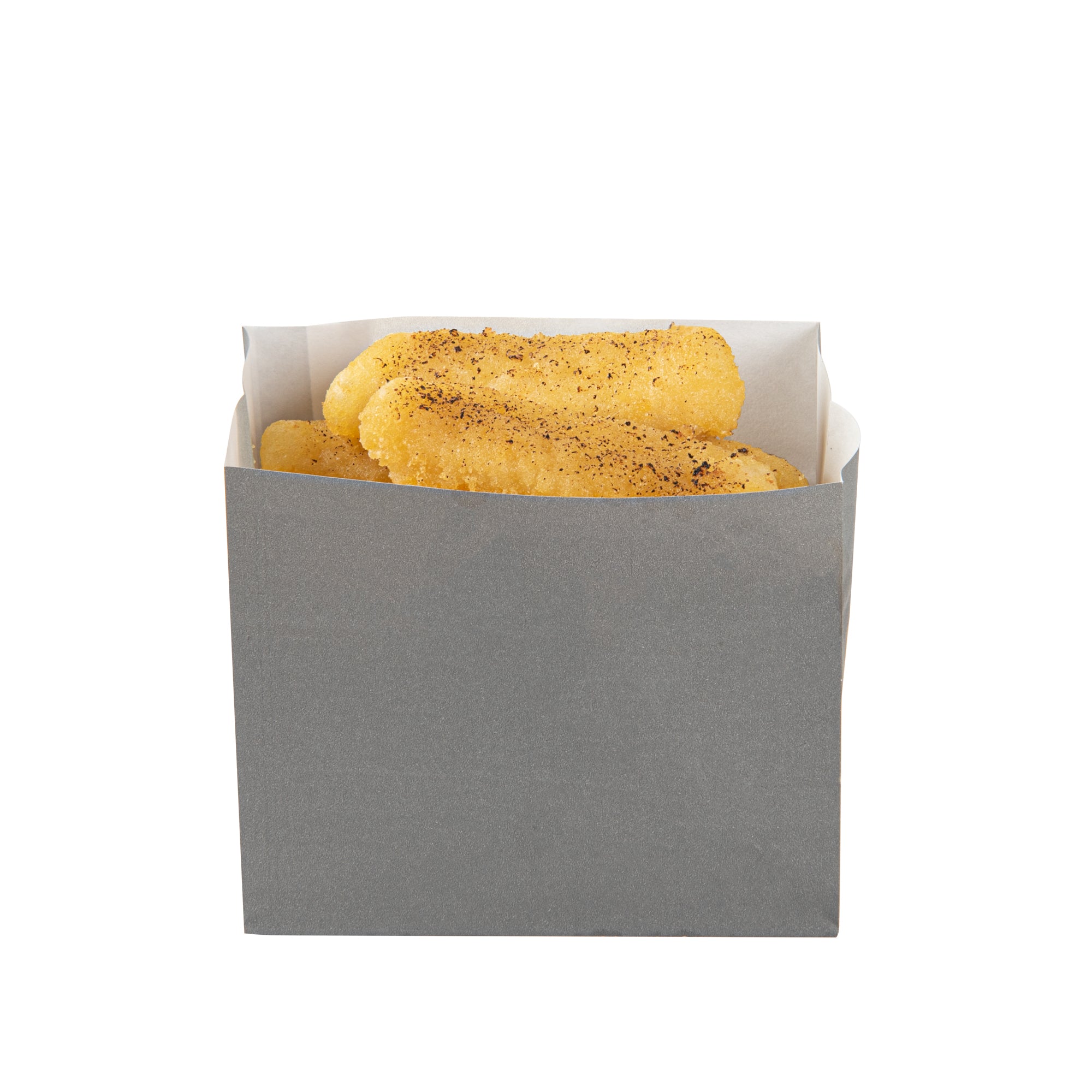 Premium Gray Paper Snack Bags 4.25