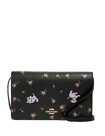 Coach Disney X Hayden Foldover Crossbody Clutch With Dalmatian Print - Stylish Women's Shoulder Bag for Daily Use, Travel & Parties