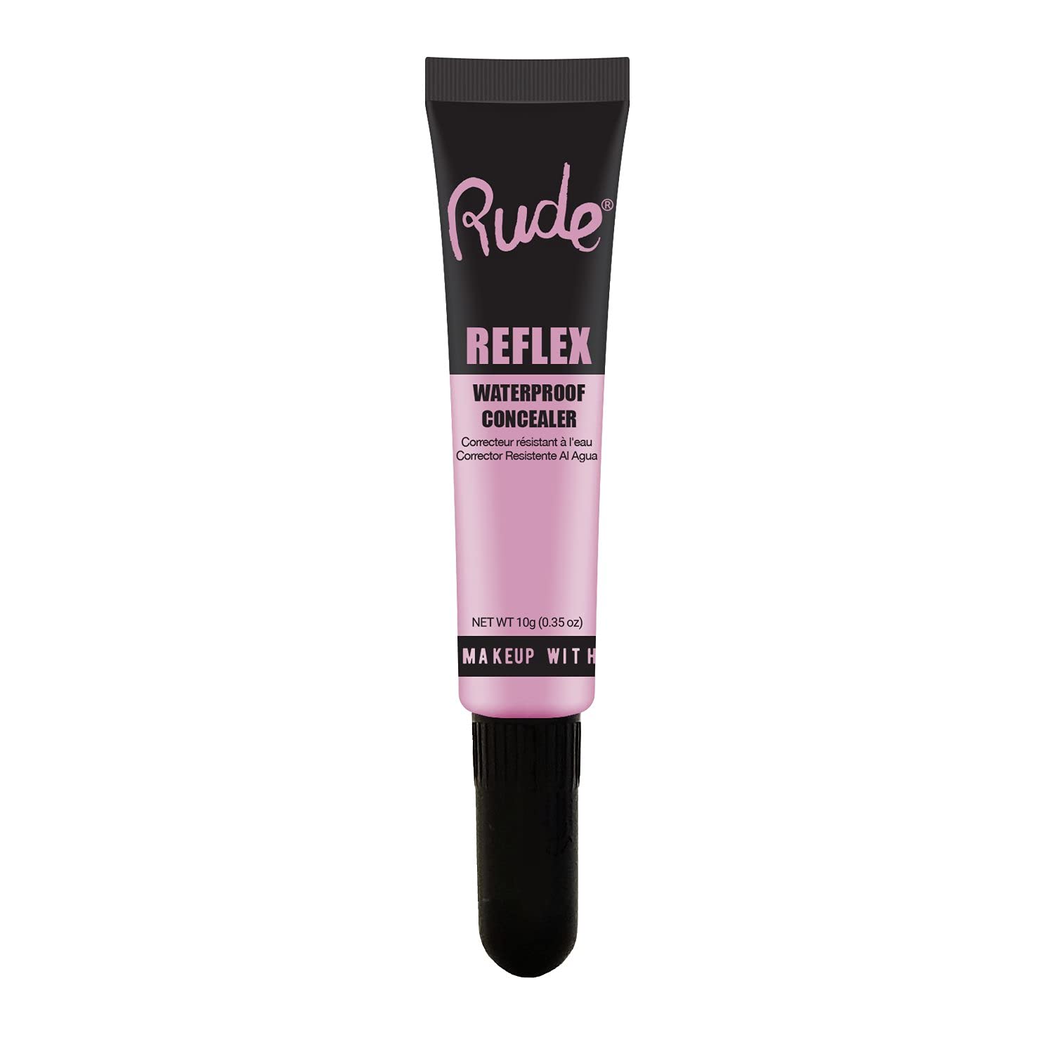 Rude Cosmetics Reflex Waterproof Concealer - Beige 04 | Full Coverage, Long-Lasting, Crease-Proof | Perfect for Dark Circles, Blemishes & Under Eye Brightening