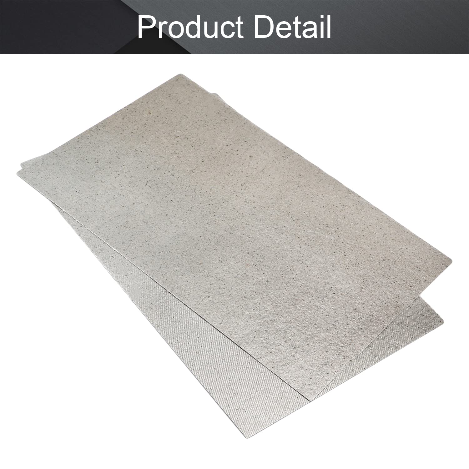 Fielect 2-Pack Universal Microwave Waveguide Cover - 20cm x 30cm x 0.5mm Mica Plate for Microwave Oven Repair - Heat-Resistant Replacement Part for All Brands (Perfect for Home Appliance Maintenance & DIY Fixes)