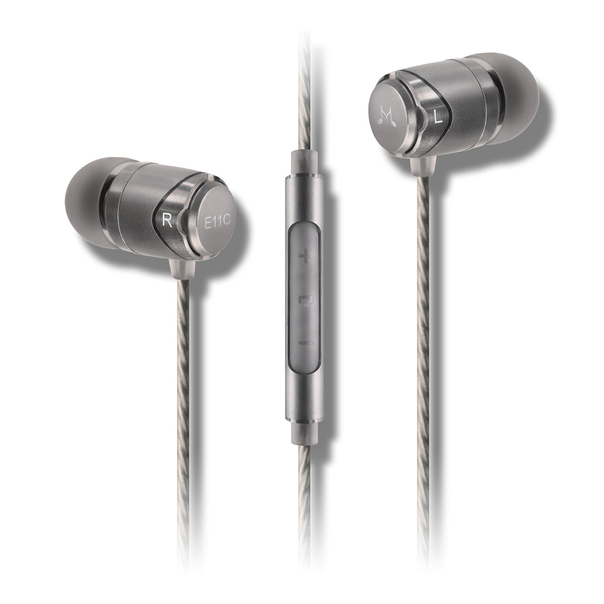 SoundMAGIC E11C Noise Isolating In-Ear Headphones with Built-in Microphone - Perfect for Commuting, Workouts & Online Meetings