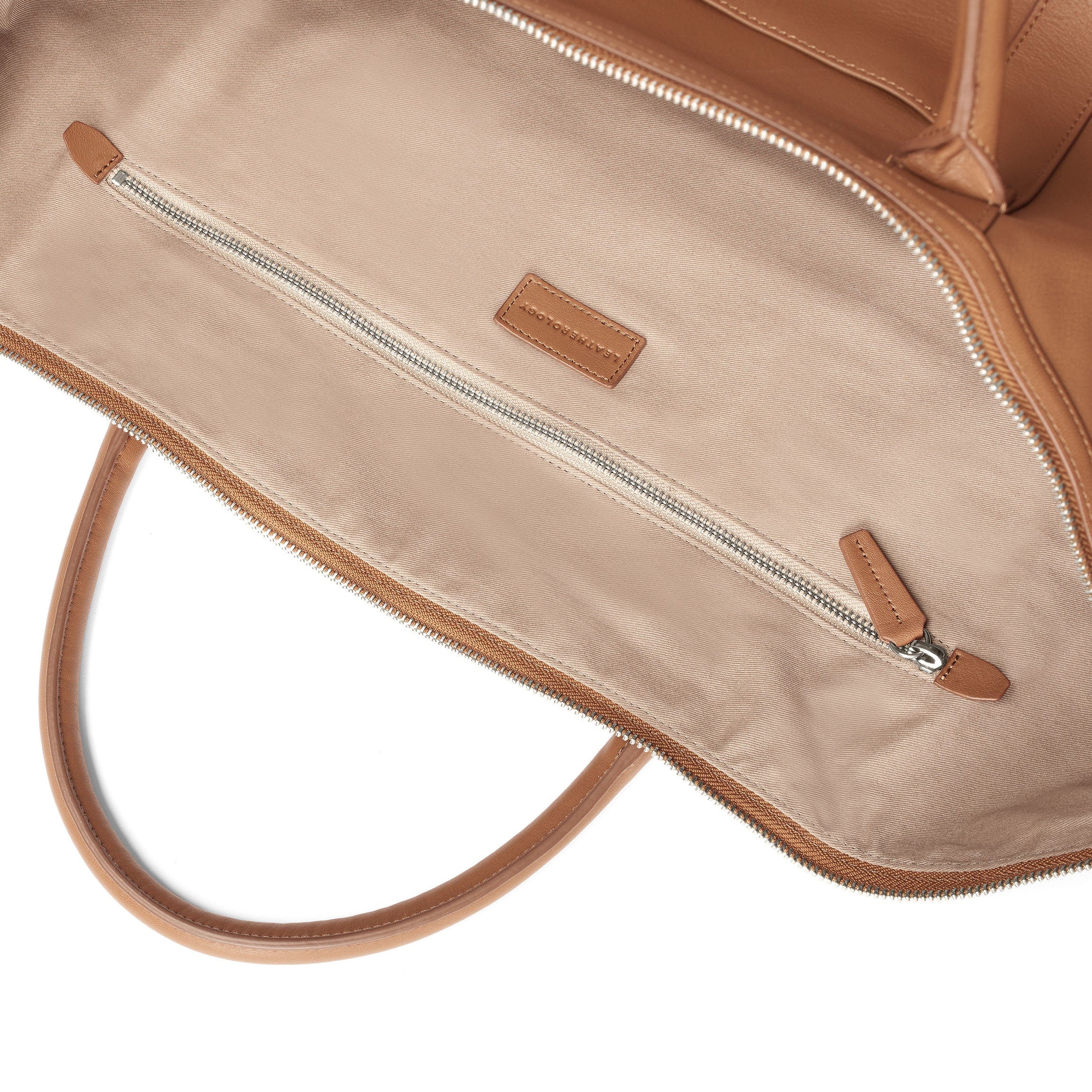 Kessler Large Duffle Bag in Cognac - Spacious Travel Duffel for Gym, Weekend Trips & Outdoor Adventures
