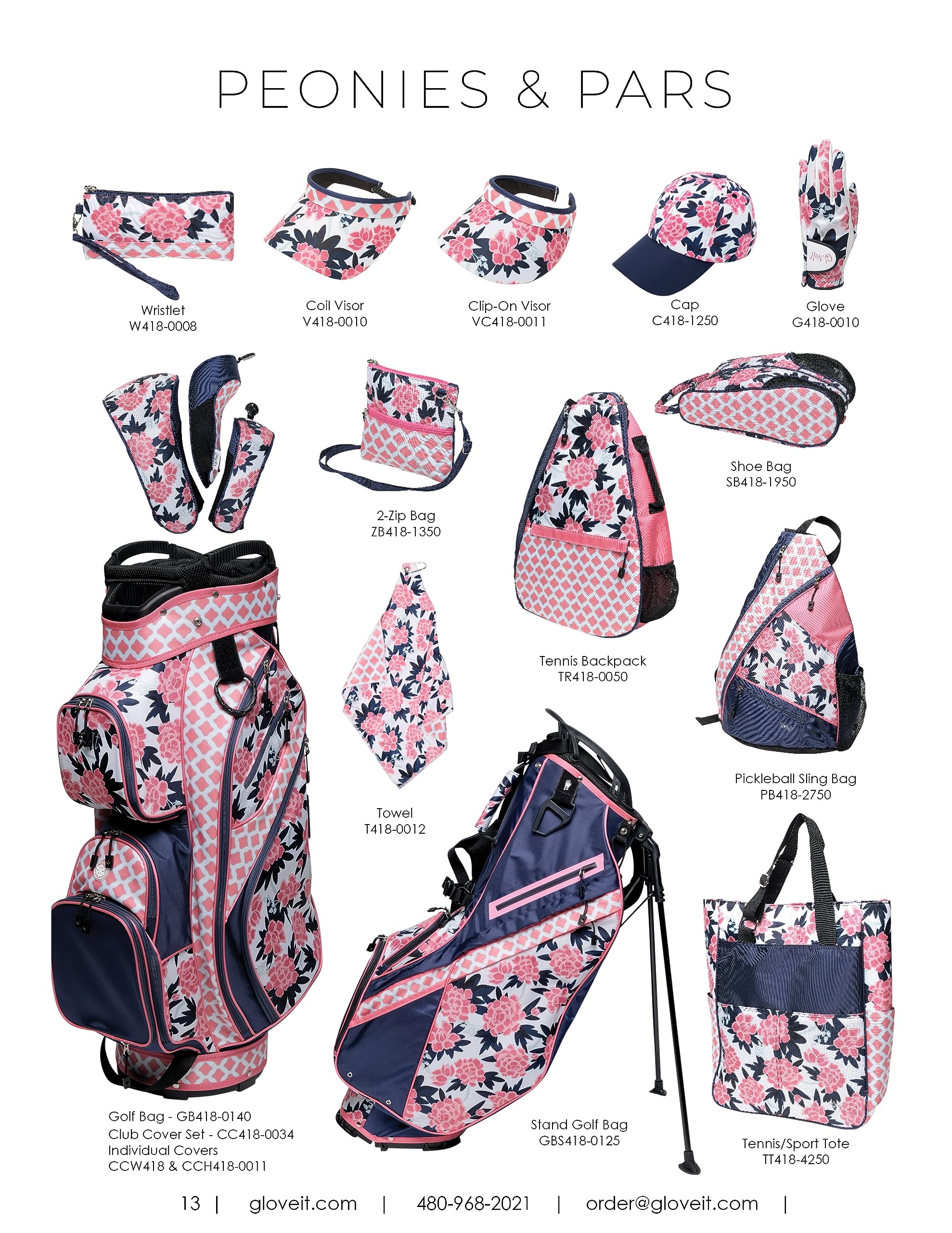 Glove It Women’s Lightweight Golf Cart Bag - Premium Ladies Golf Stand Bag with Multiple Pockets & Comfortable Straps - Perfect for Golf Tournaments & Weekend Outings