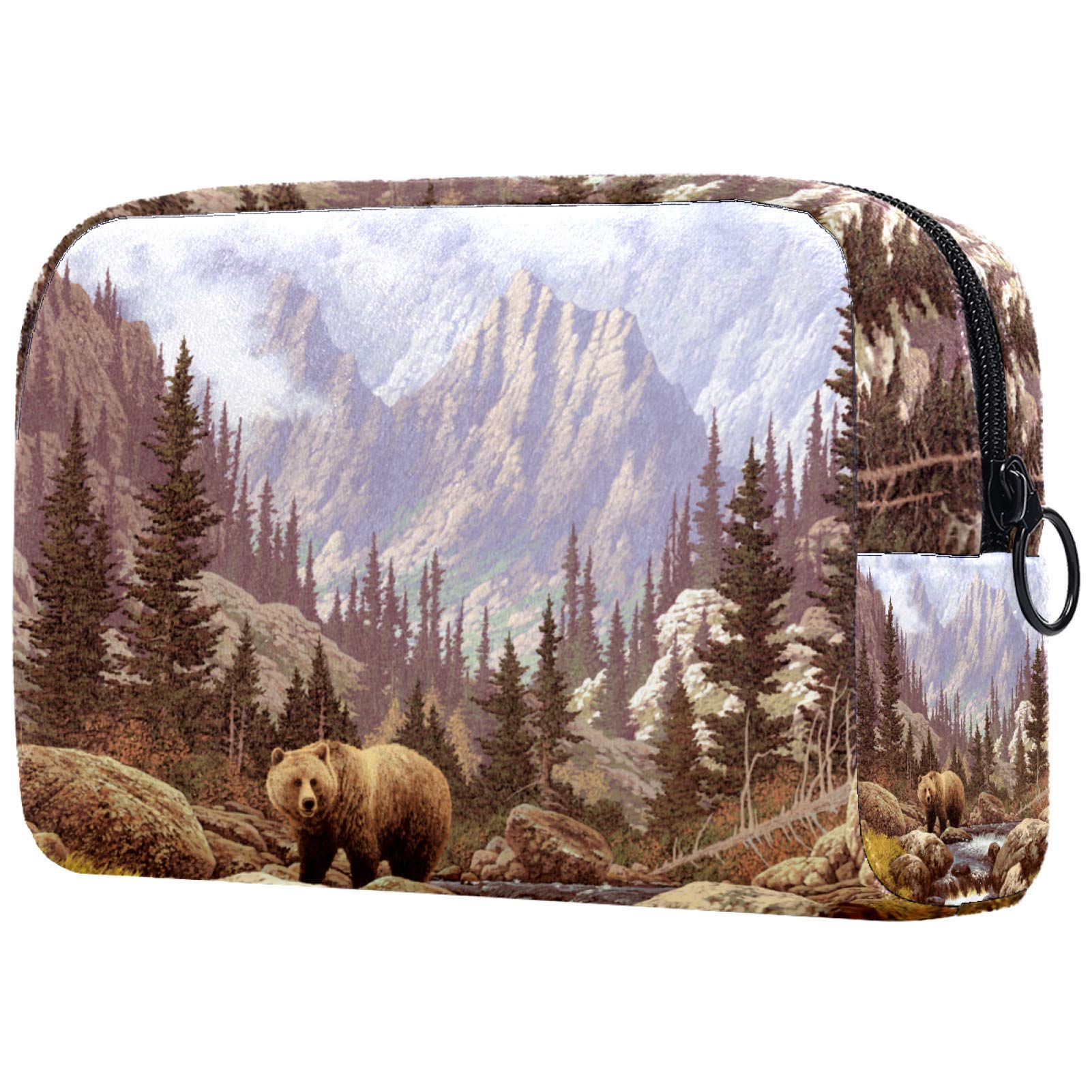 Small Makeup Bag for Women - Travel Cosmetic Organizer for Toiletries & Essentials - Perfect for On-the-Go