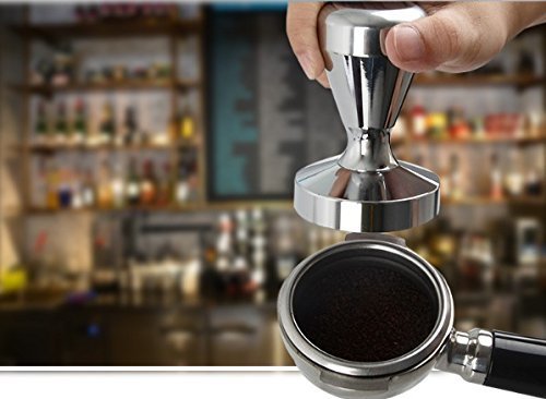 Premium 51mm Stainless Steel Coffee Tamper - Professional Barista Espresso Press for Perfect Coffee Grounds | Ideal for Home Brewing & Cafe Use