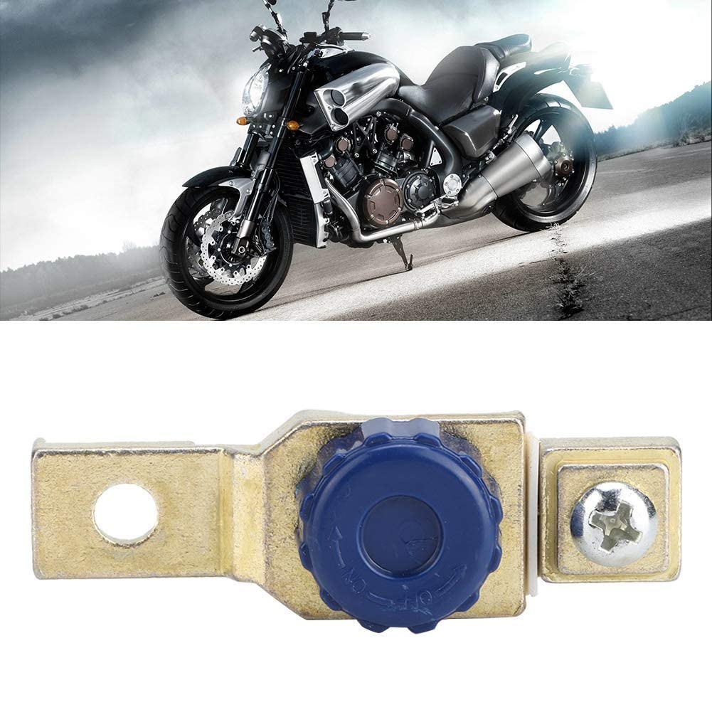High Current Motorcycle Battery Cut Off Switch - Anti-Leakage Disconnect Terminal for Motorcycles, ATVs & Powersports - Perfect for Long-Term Storage & Winterizing Vehicles