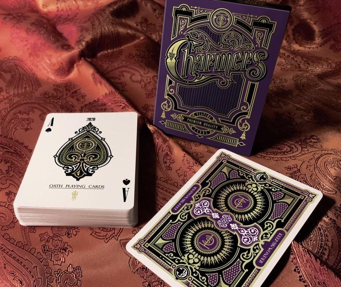 Premium Lotrek Charmers Playing Cards - Elegant Purple Deck for Magic Tricks, Poker & Collectors | Perfect for Cardistry, Games & Gifts