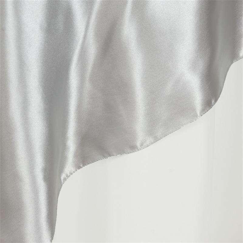 90 x 90 Inch Satin Table Overlay - Premium Square Tablecloth for Weddings, Parties & Events - Elegant Dining Table Cover for Home Decor & Special Occasions