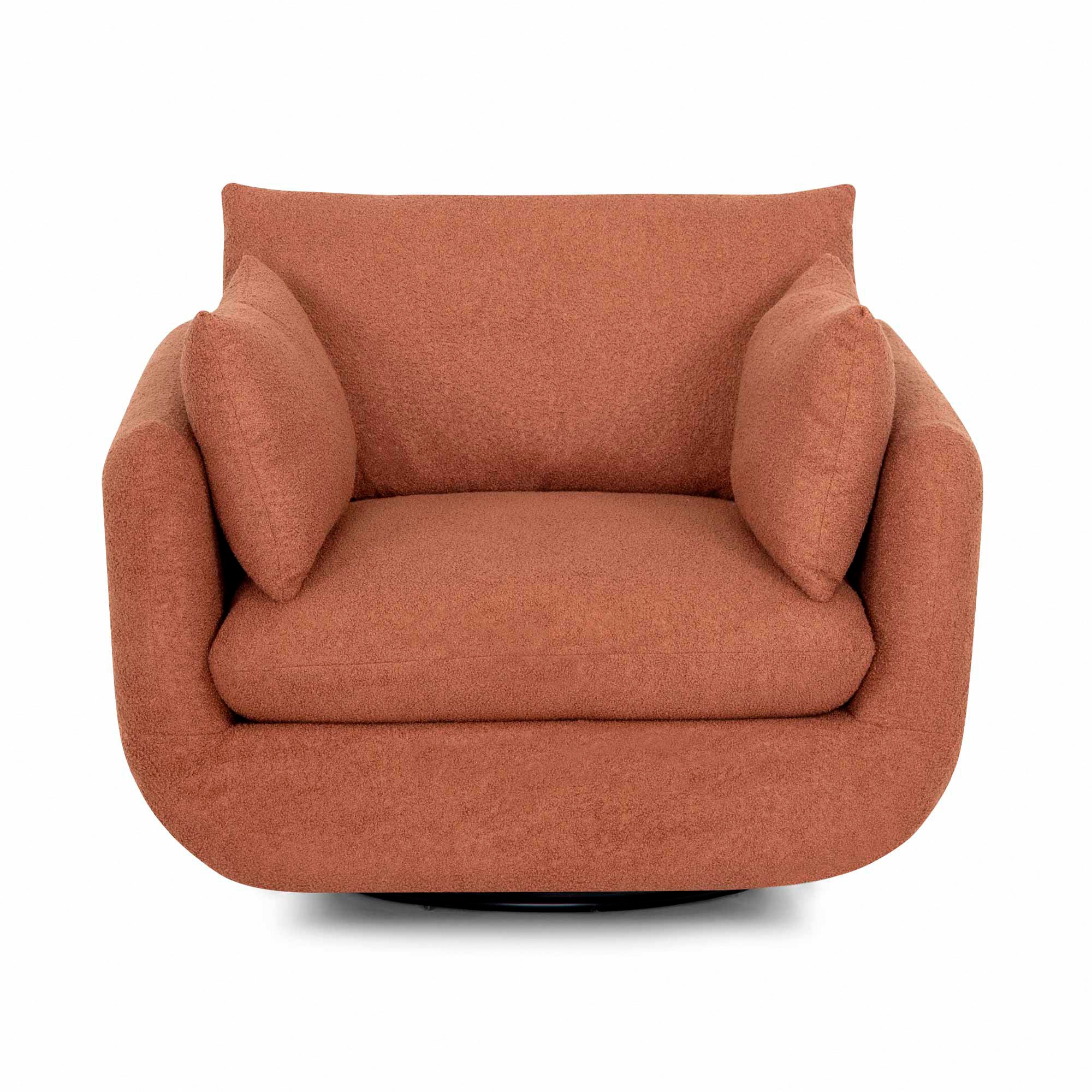Stylish Cormic Swivel Accent Chair - Modern 360-Degree Rotating Lounge Chair for Living Room, Bedroom & Office - Perfect for Reading, Relaxing & Home Decor
