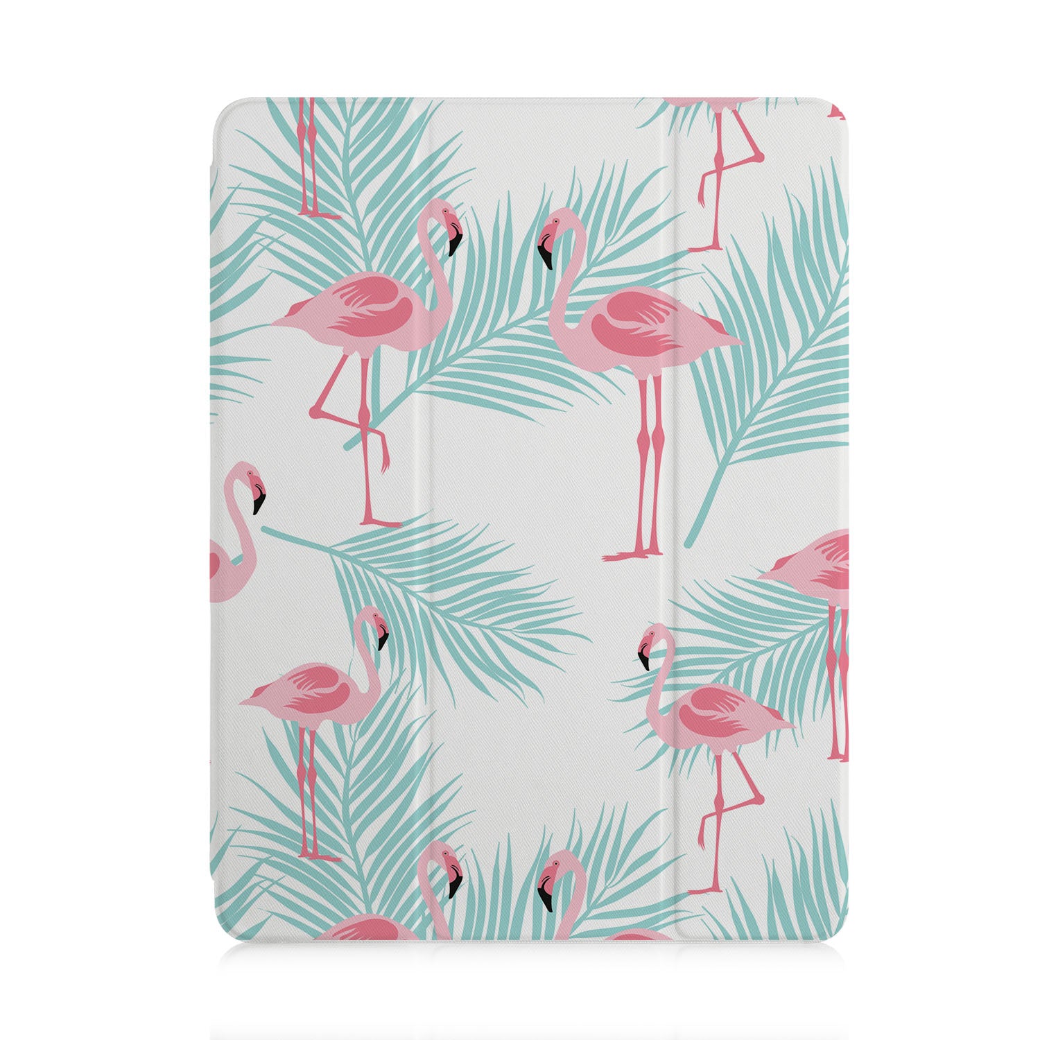 Premium iPad Trifold Case with Auto Sleep/Wake - Slim Protective Cover for iPad 7th/8th/9th Gen & iPad Air 3 (10.2/10.5 Inch) - Stylish Flamingo Pink Design - Perfect for Work, School & Travel