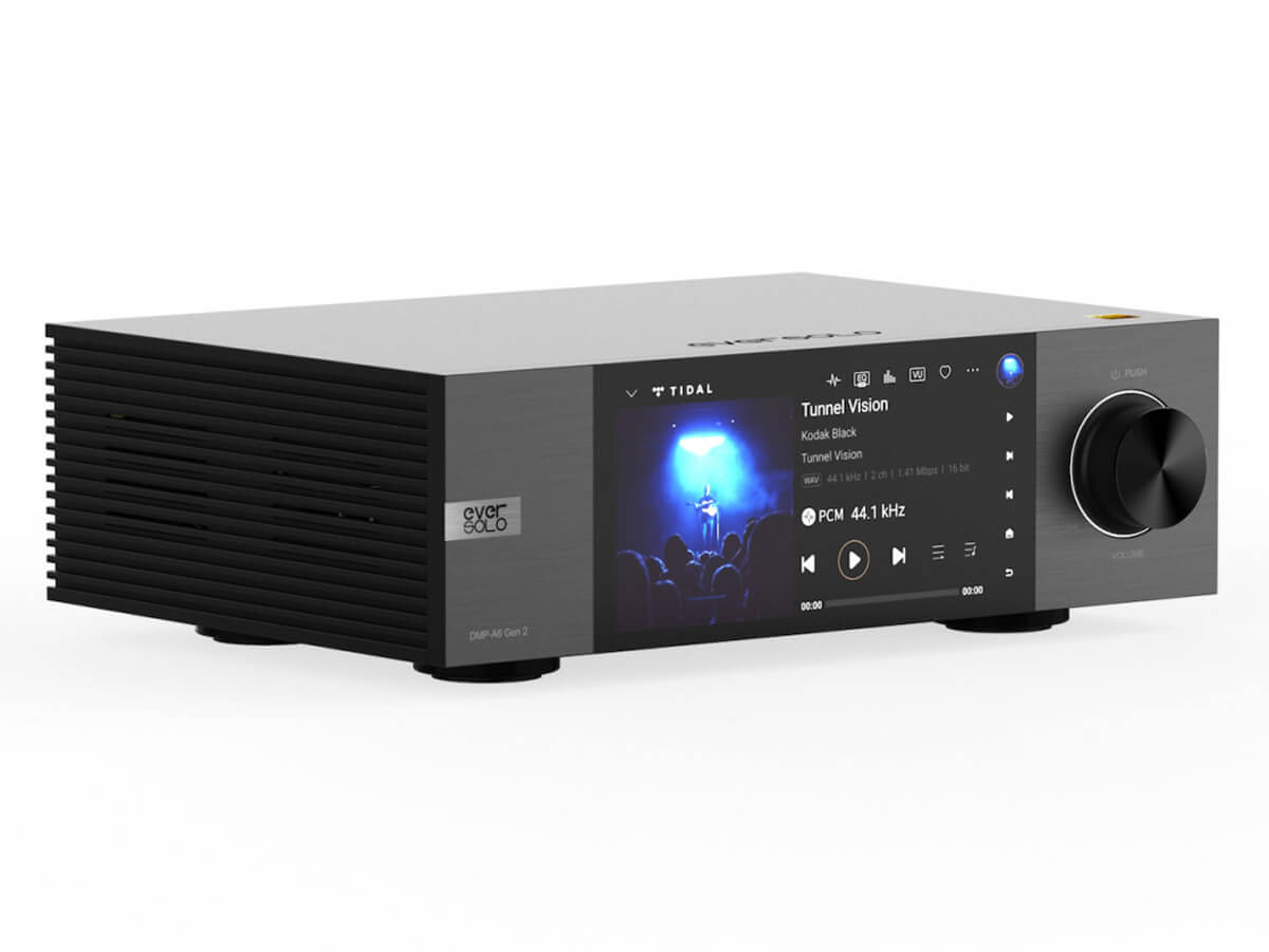 Eversolo DMP A6 Gen 2 Hi-Fi Digital Music Player - High Resolution Audio Streamer with Wi-Fi & Bluetooth, Lossless Playback for Home Theater & Audiophile Systems