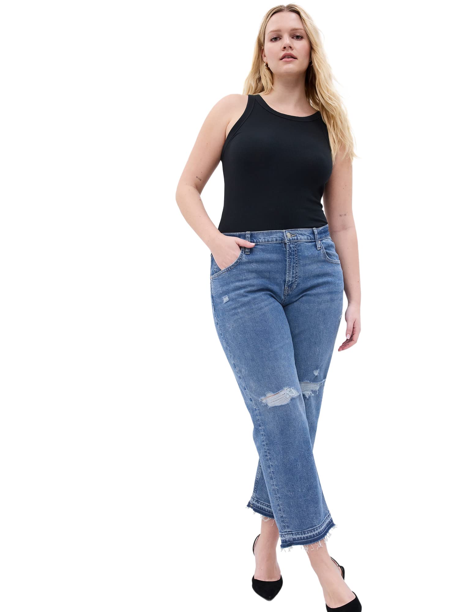 GAP Women's Low Rise Jeans - Stretch Denim Skinny Jeans for Women | Comfortable & Trendy Casual Pants for Everyday Wear | Perfect for Work, Shopping & Weekend Outfits