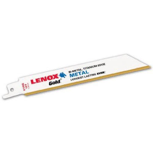 LENOX 6-Inch 14 TPI Metal Cutting Reciprocating Saw Blades - 15-Pack for Demolition, HVAC, and Plumbing Projects