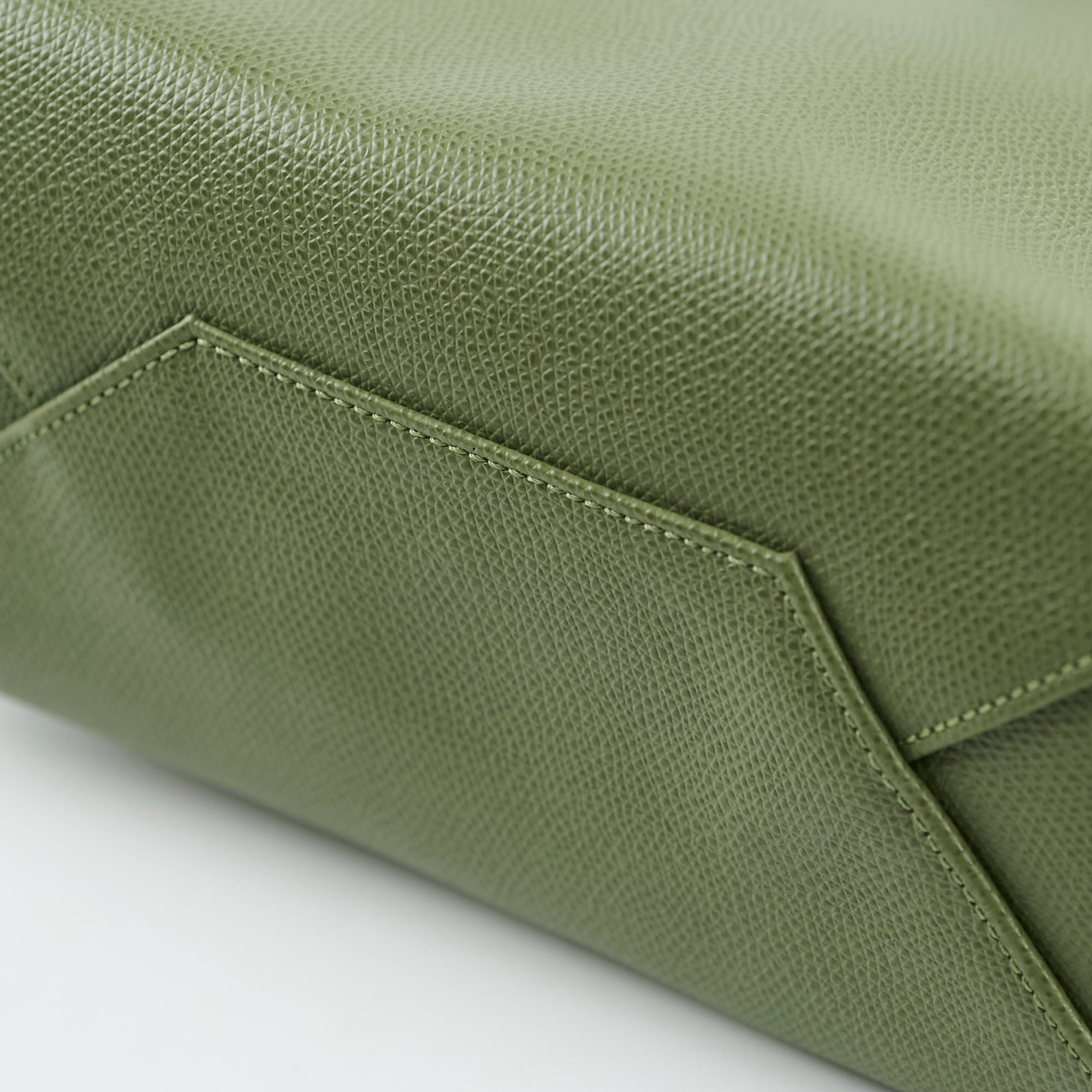 Celine Green Leather Tote Bag with Adjustable Strap - Stylish Handbag for Women, Work, Travel & Everyday Use