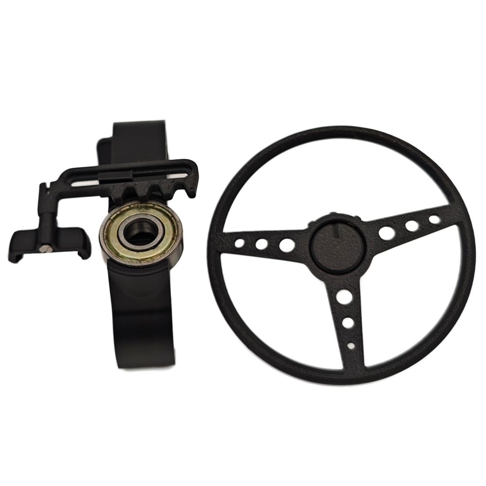 PS5 Racing Wheel Controller for PS5 & PS5 Slim - Mini Game Steering Wheel Replacement Accessories (Round Model) | Perfect for Gran Turismo 7, F1 2023 & Racing Simulators