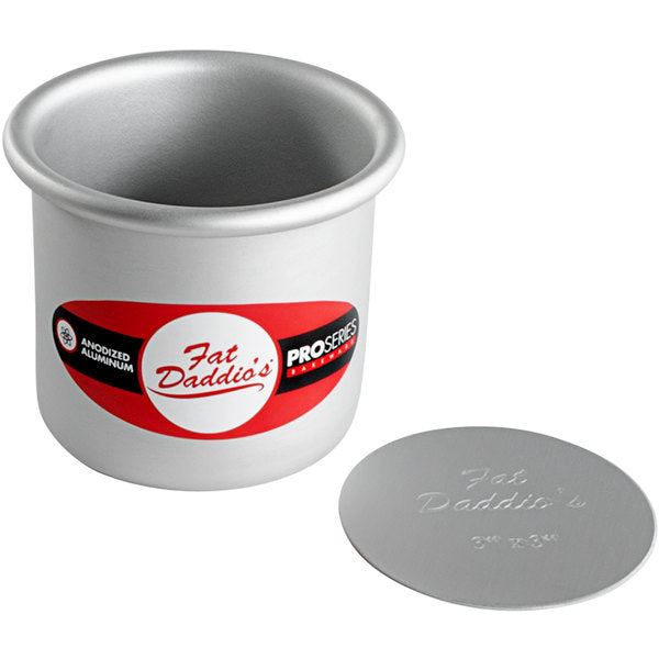Non-Stick Round Cake Pan with Removable Bottom - 3 Inch Height for Baking, Decorating & Easy Release - Perfect for Birthday Cakes, Cheesecakes & Layer Cakes