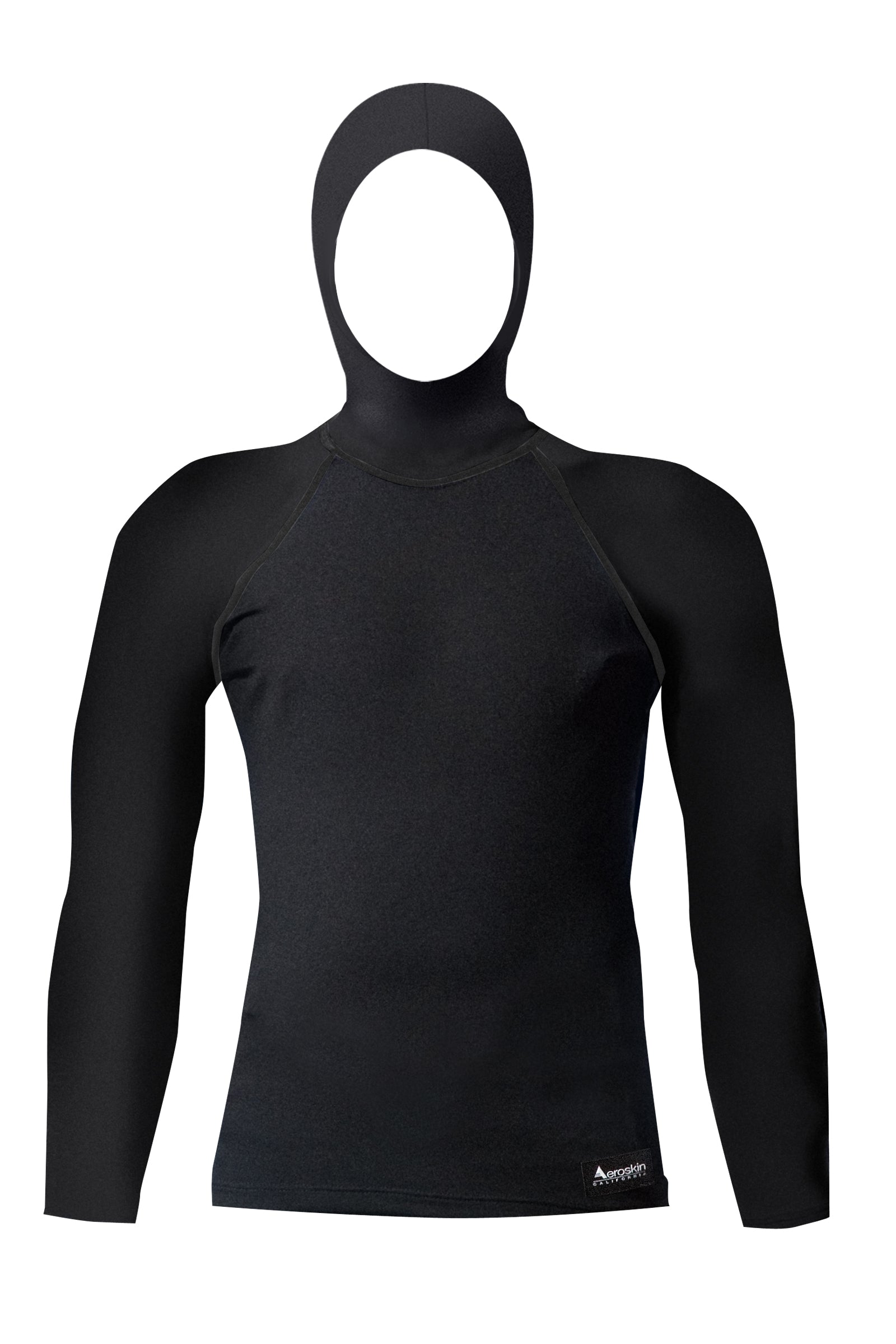 P351 Unisex Raglan Long Sleeve Vest Hood - Lightweight Layering for Outdoor Activities & Casual Wear