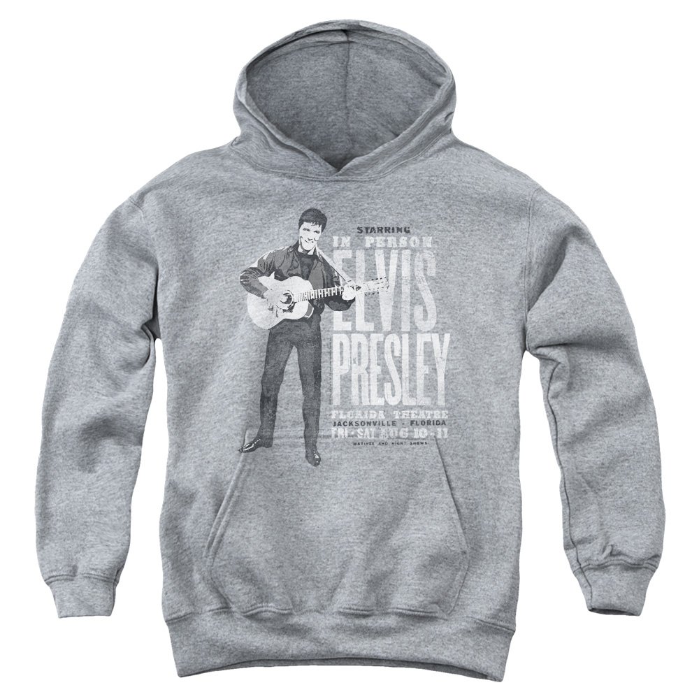 Elvis Presley Youth in Person Pullover Hoodie - Vintage Music Sweatshirt for Men & Women - Casual Wear & Concert Outfit
