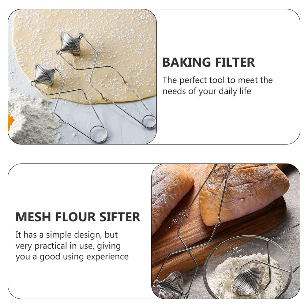 DOITOOL 1-Pack Stainless Steel Mesh Filter - Fine Powder Sifter for Baking, Flour, Sugar & Spices | Perfect for Home Kitchen, Coffee, and DIY Crafts