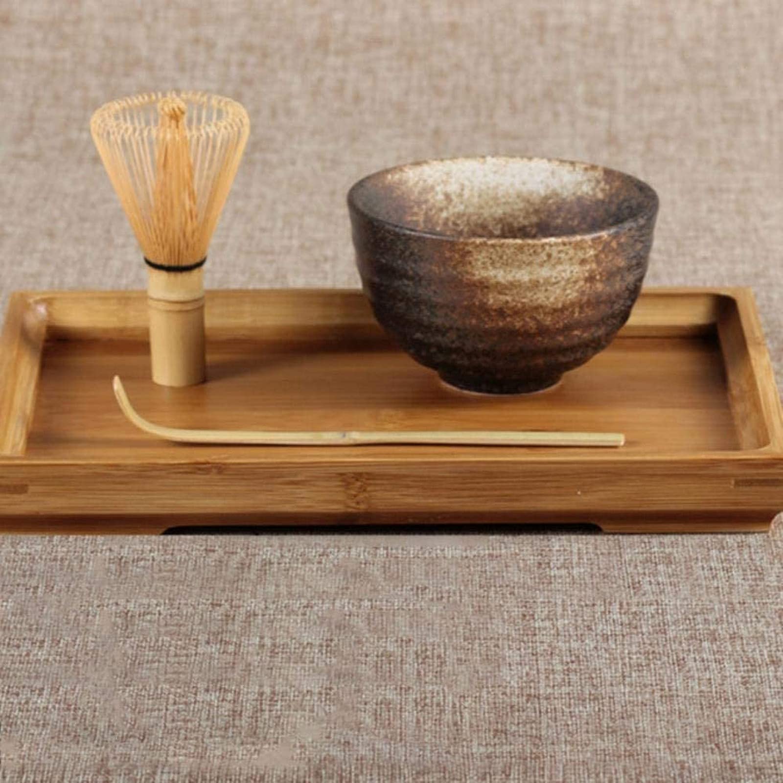 Premium Japanese Matcha Tea Set - 3-Piece Ceramic Matcha Bowl, Bamboo Whisk & Spoon - Authentic Teaware for Traditional Tea Ceremony - Perfect for Home, Office & Gifting (5 Styles Available)
