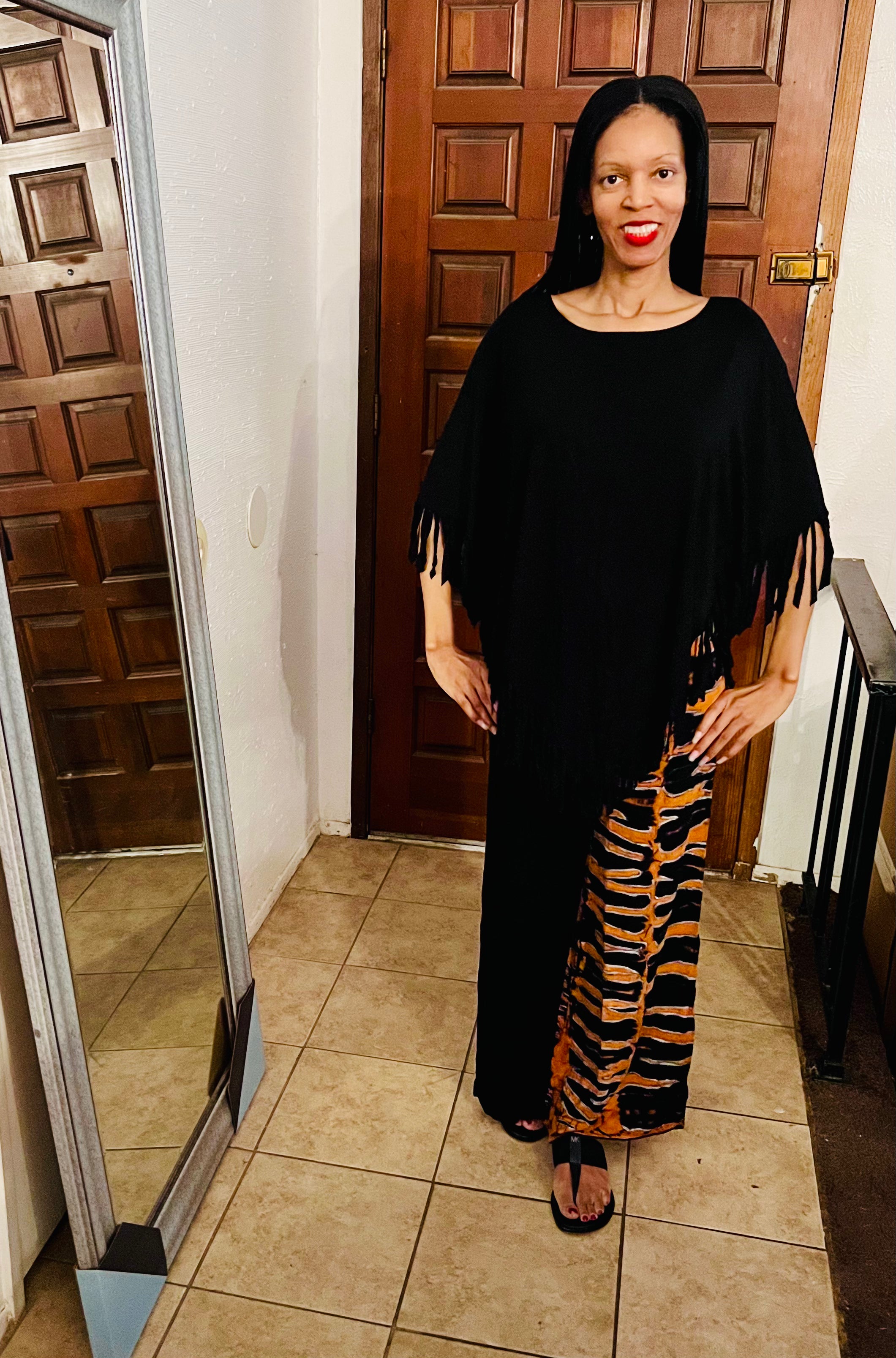Stylish Fringe Palazzo Pants Set for Women - Boho Chic Lounge & Summer Outfit | Perfect for Beach, Vacation, and Casual Wear