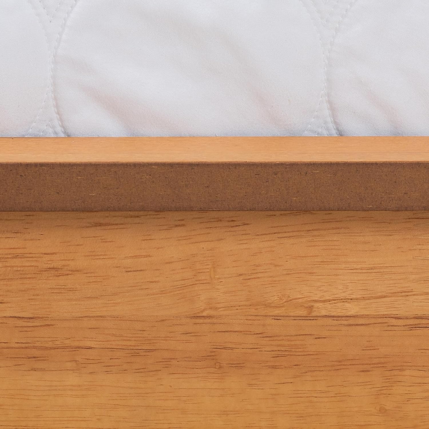 Baxton Studio Efren Queen Bed Frame in Honey Oak - Solid Wood Platform Bed with Headboard - Perfect for Modern Bedrooms & Guest Rooms (236-12785-HiT)