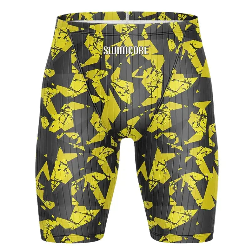 Men's High-Performance Swim Jammer - Voltweb Shatterstrike Swimcore Suit for Competitive Swimming & Training | Perfect for Lap Swimming, Triathlons & Water Sports