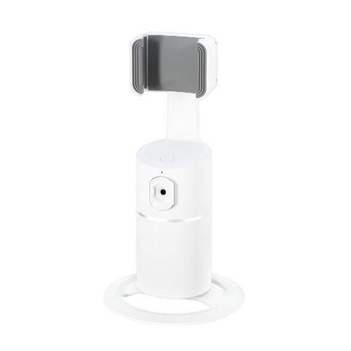 BoxWave Cubot King Kong Mini Stand and Mount with PivotTrack360 Selfie Stand - Winter White | 360° Facial Tracking Pivot Stand for Cubot King Kong Mini | Perfect for Vlogging, Live Streaming & Hands-Free Video Calls