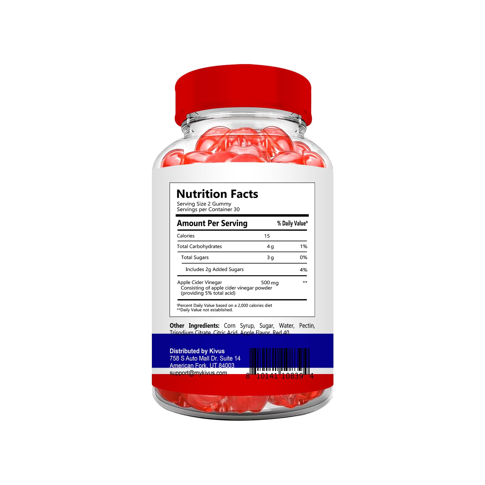 Kivus LibertyBites Keto & Apple Cider Vinegar Gummies - 60 Count | Sugar-Free Ketogenic Supplement for Weight Management & Digestive Health - Perfect for Low-Carb Diet & Wellness Routine