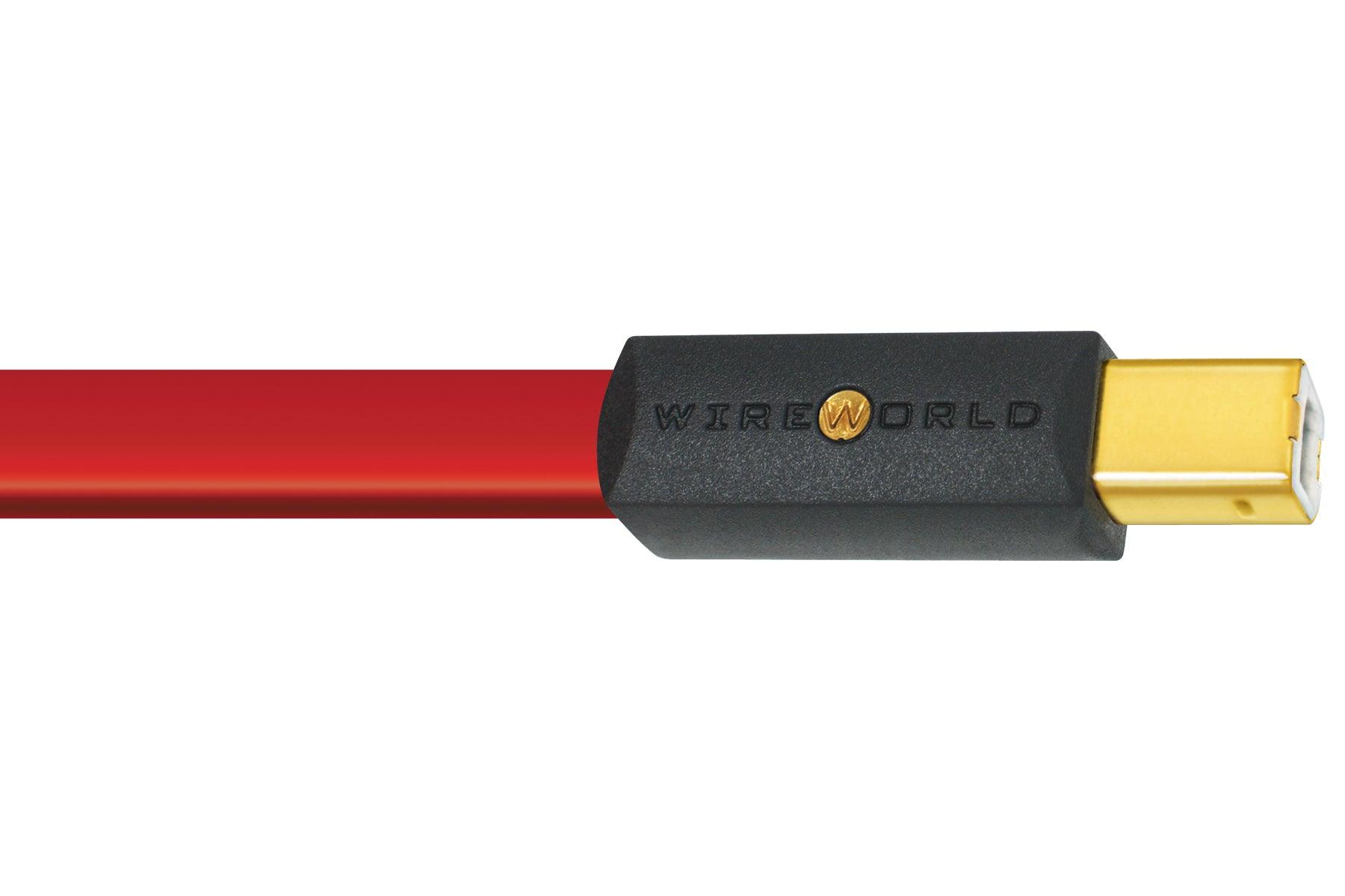 Premium Wireworld Starlight 8 USB 2.0 A to B Audio Cable - High-Speed Digital Connection for Studio Monitors, DACs & Audio Interfaces - Perfect for Home Recording, Professional Studios & Hi-Fi Systems
