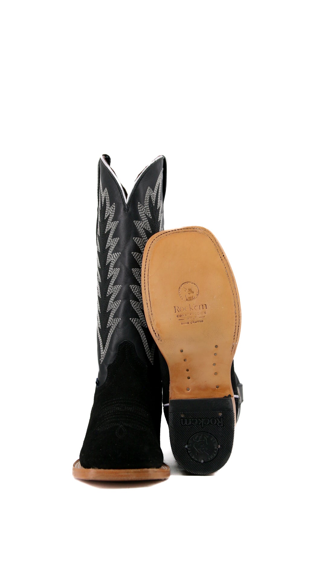 Sierra Roughout Square Toe Cowgirl Boots for Women - Western Style Leather Riding Boots with Comfortable Fit - Perfect for Country Dancing, Rodeo, and Outdoor Adventures