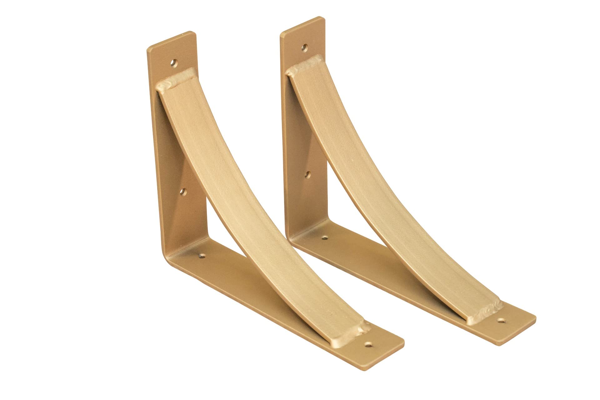 Heavy Duty Steel Shelf Brackets 2 Pack - 10