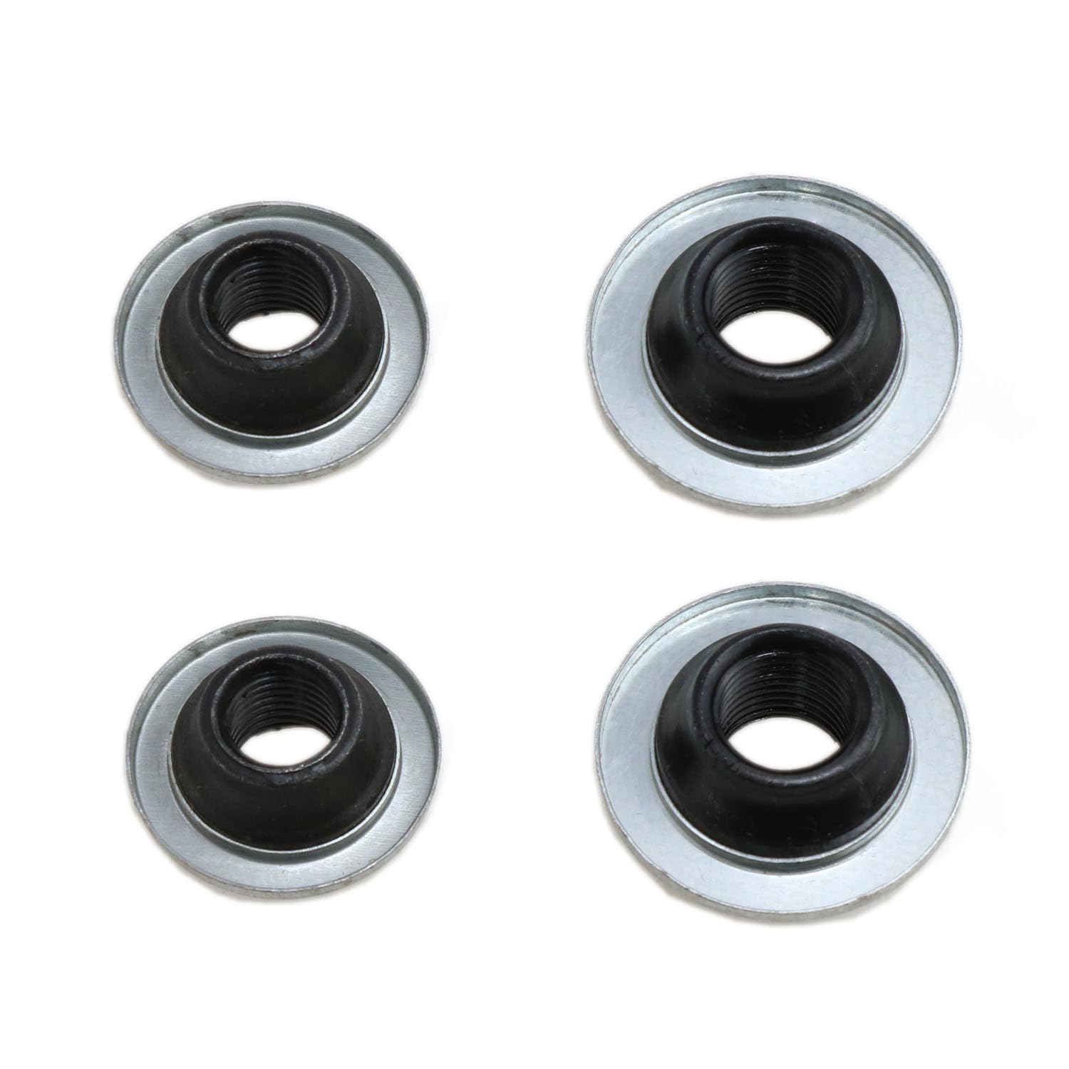 8mm & 9.5mm Bike Hub Nuts Set - 4PCS Front & Rear Axle Nuts for Bicycle Wheels - Perfect for Bike Repair, Maintenance and Wheel Replacement