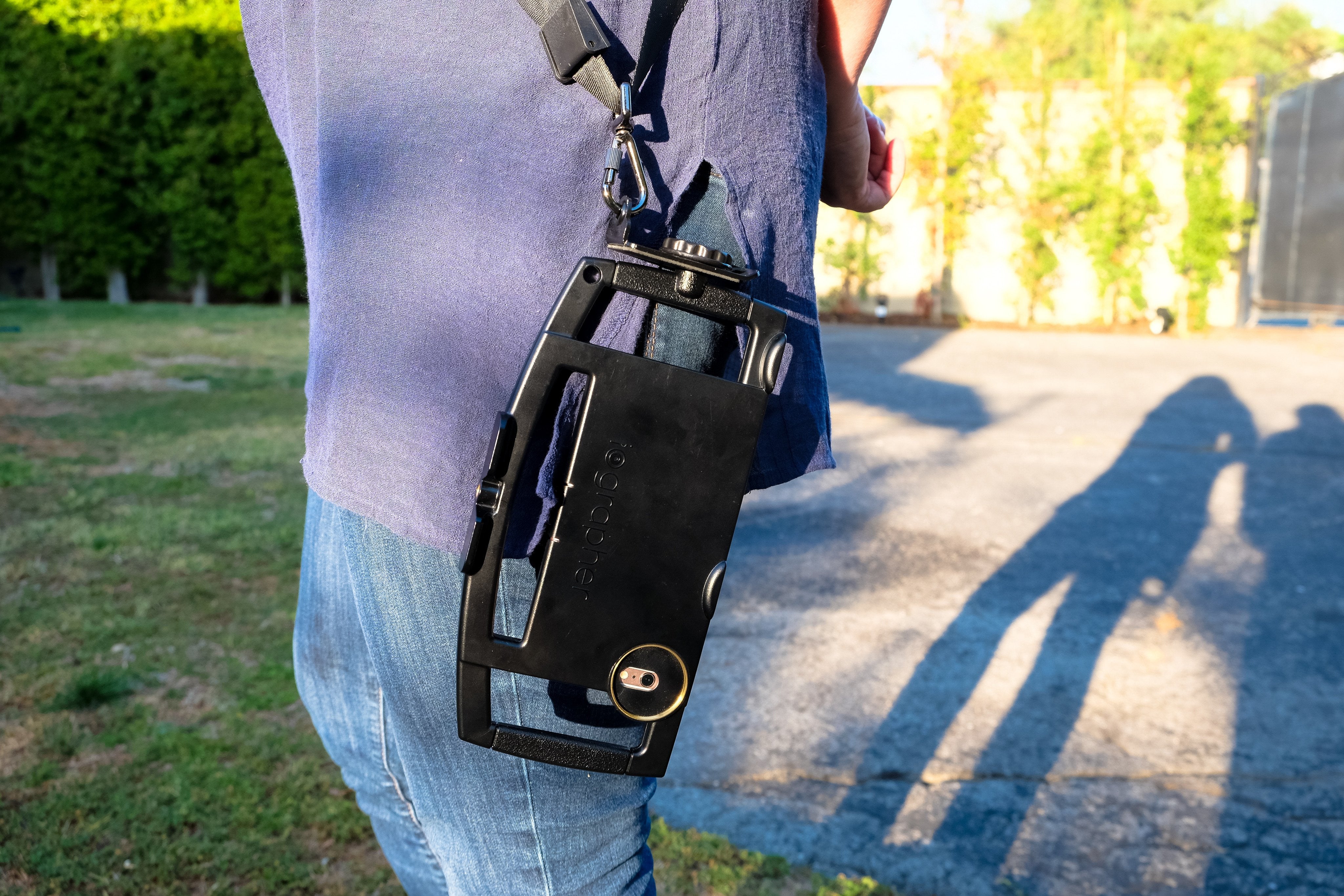 iographer Camera Shoulder Strap - Adjustable & Comfortable DSLR/SLR/Mirrorless Camera Neck Strap for Photographers - Perfect for Travel, Hiking & Outdoor Photography